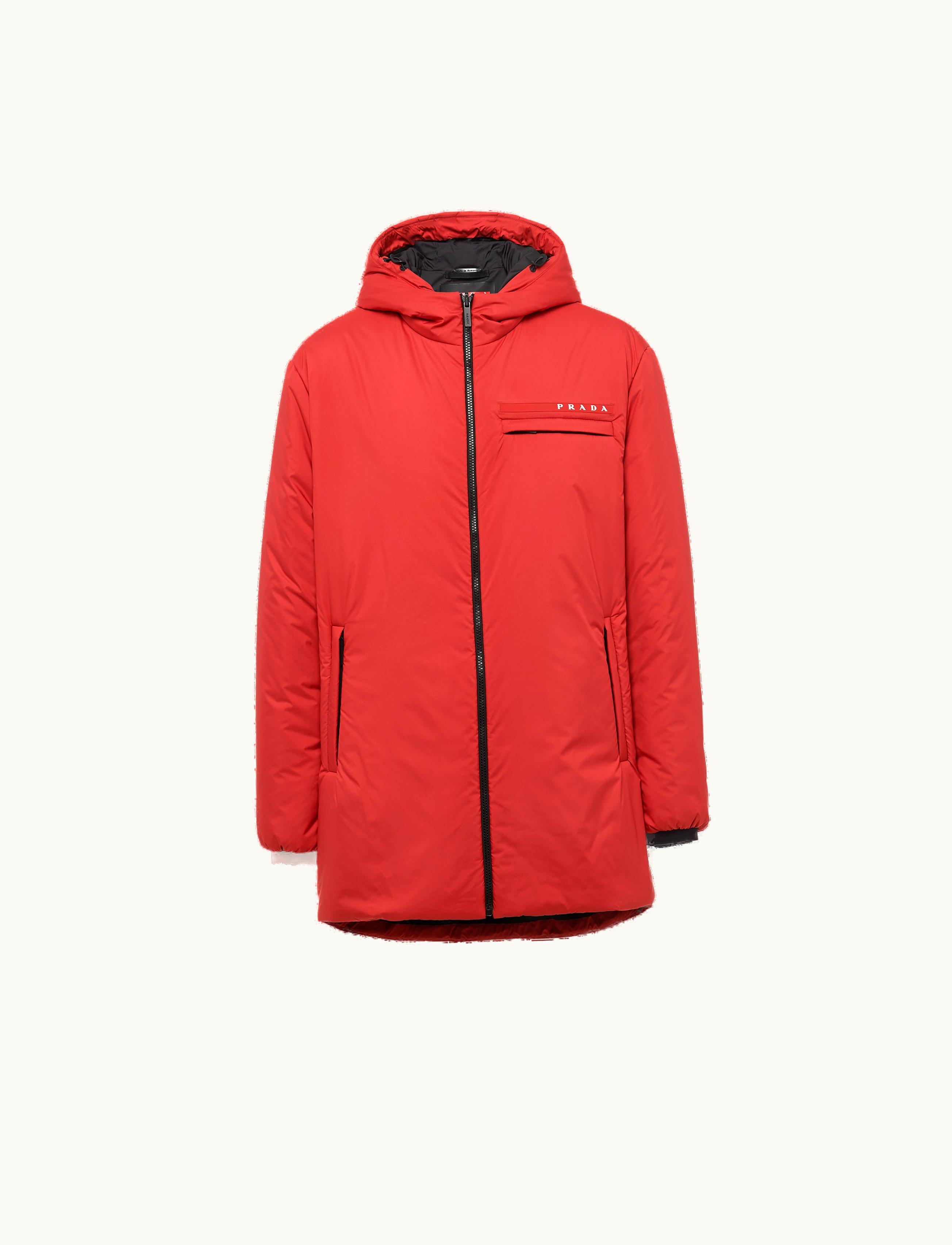 Prada Prada Red Light Polyester Padded Jacket