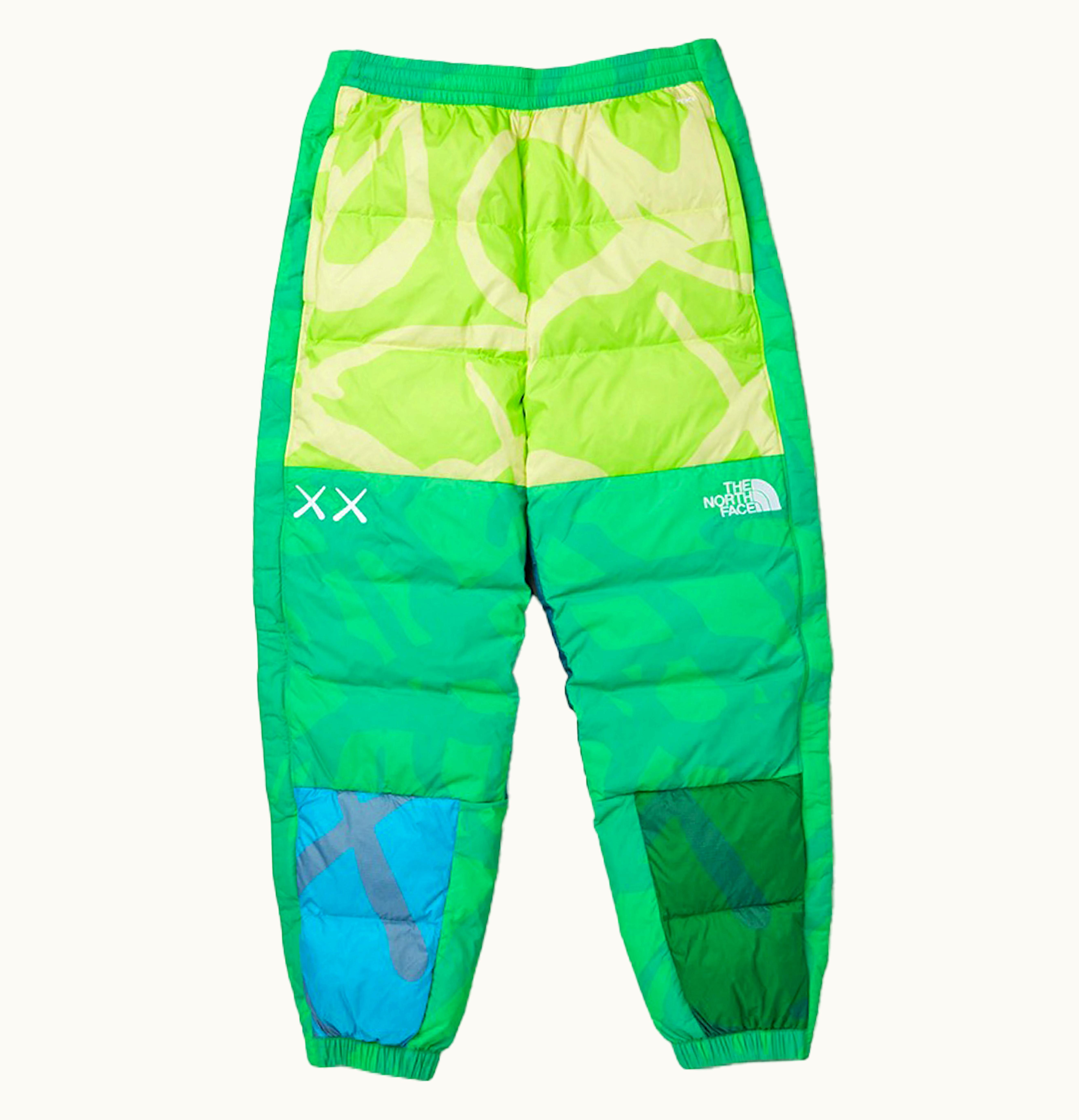 KAWS KAWS x The North Face Puffer Pants Green