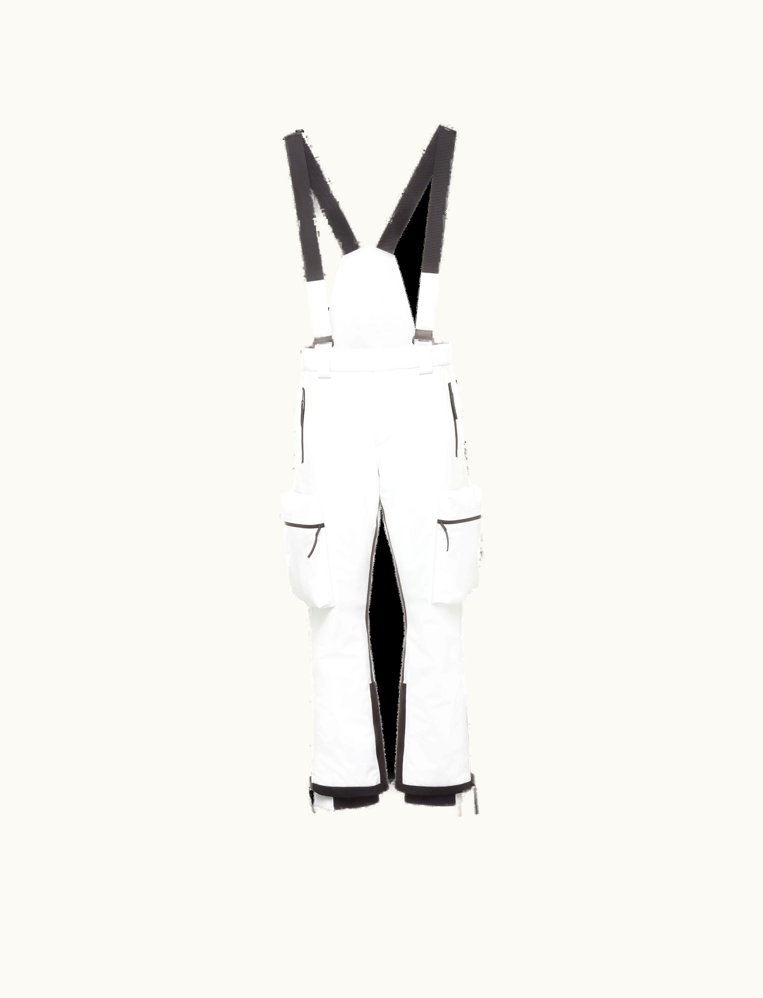 Prada Prada Chalk White Technical Fabric Ski Pants