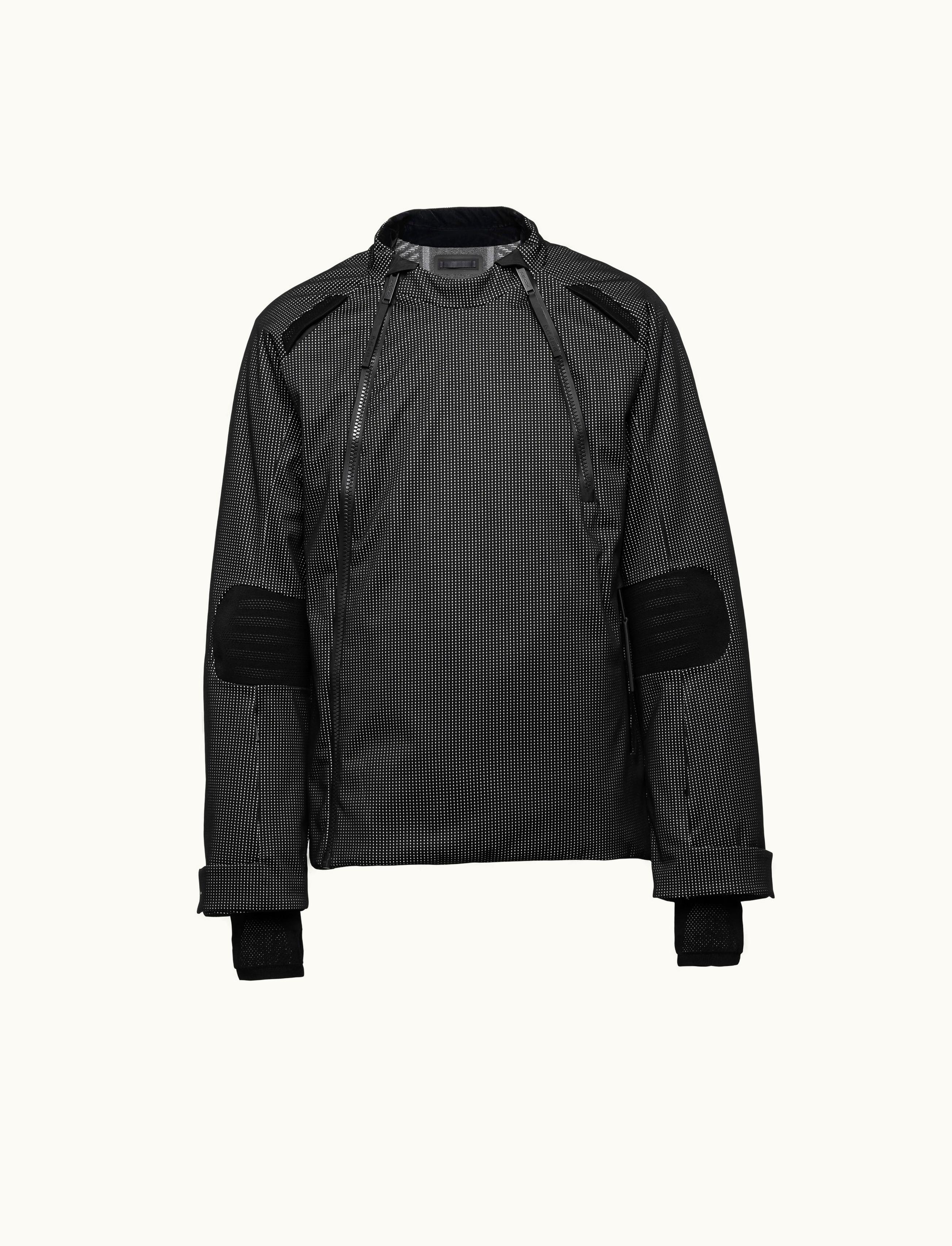 Prada Prada Black / Silver Reflective Fabric Ski Jacket