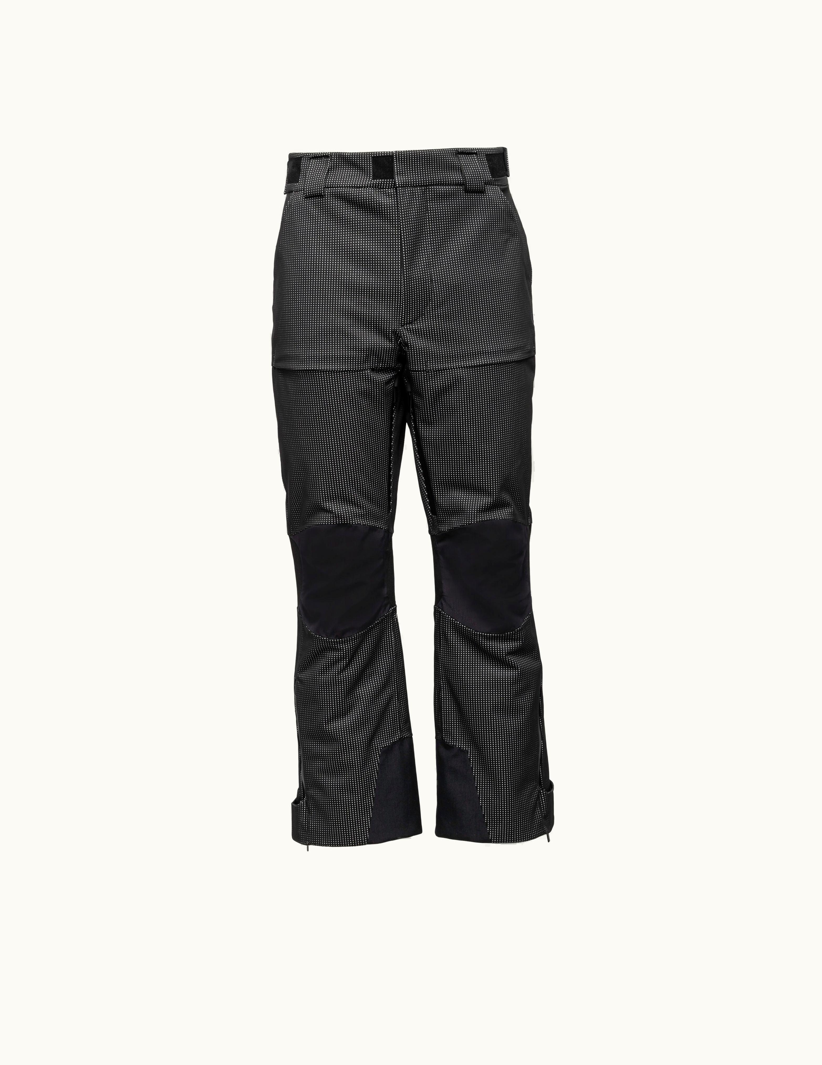 Prada Prada Black / Silver Reflective Fabric Ski Pants