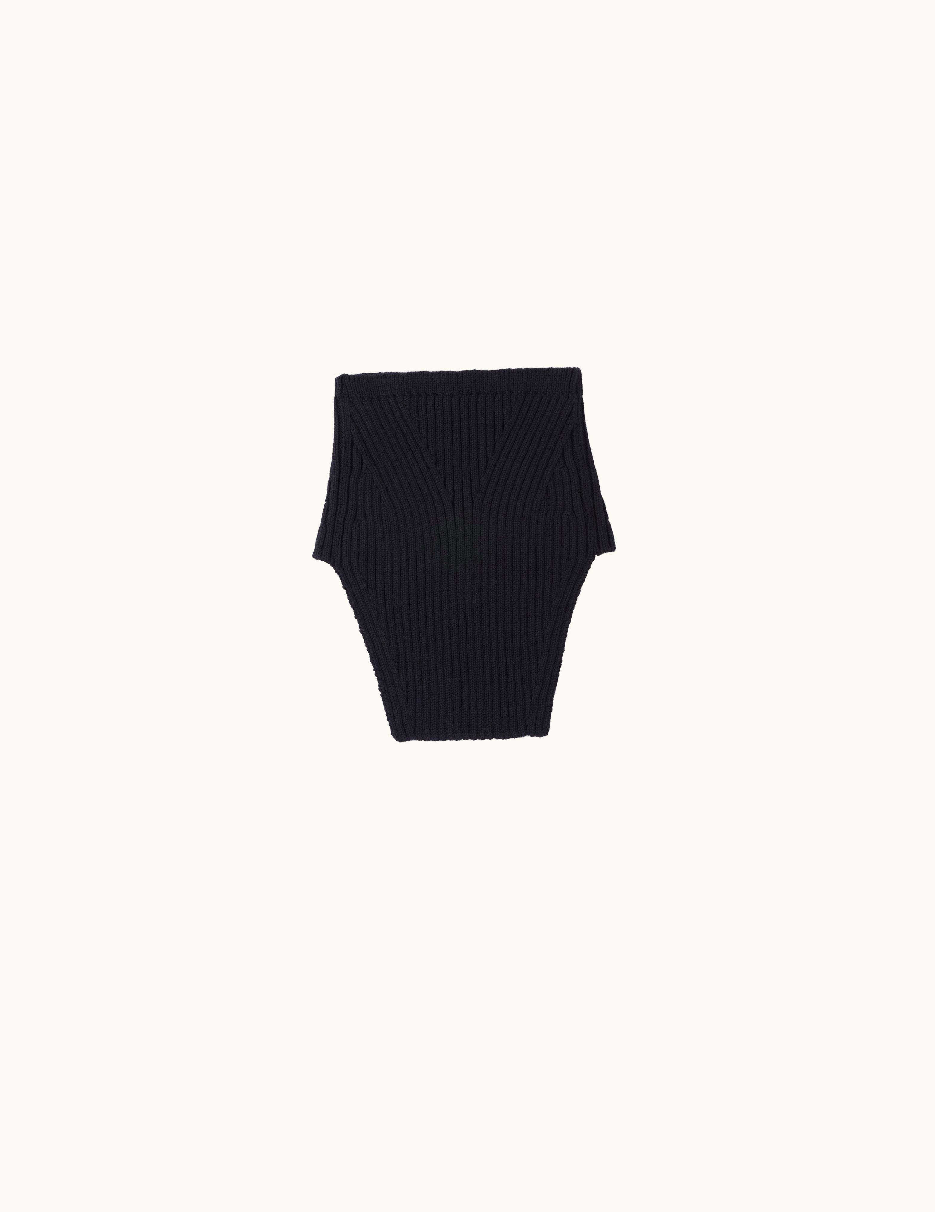 Prada Prada Black Wool Dickey