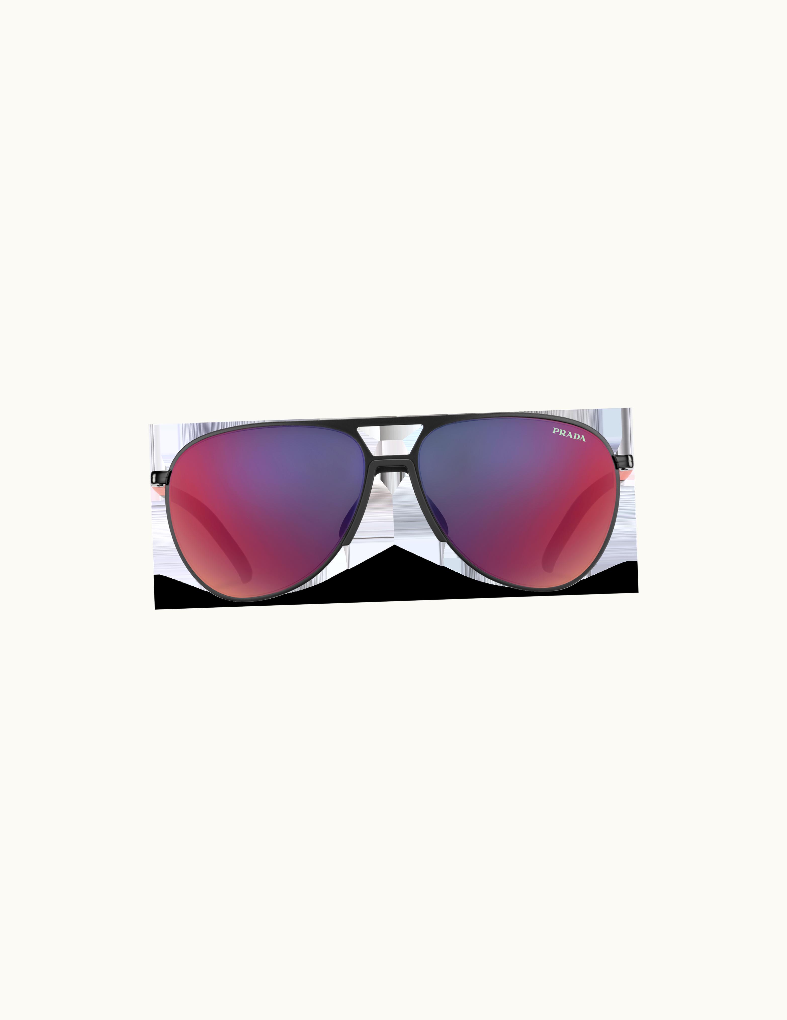 Prada Red / Blue Lenses Prada Linea Rossa Active Sunglasses