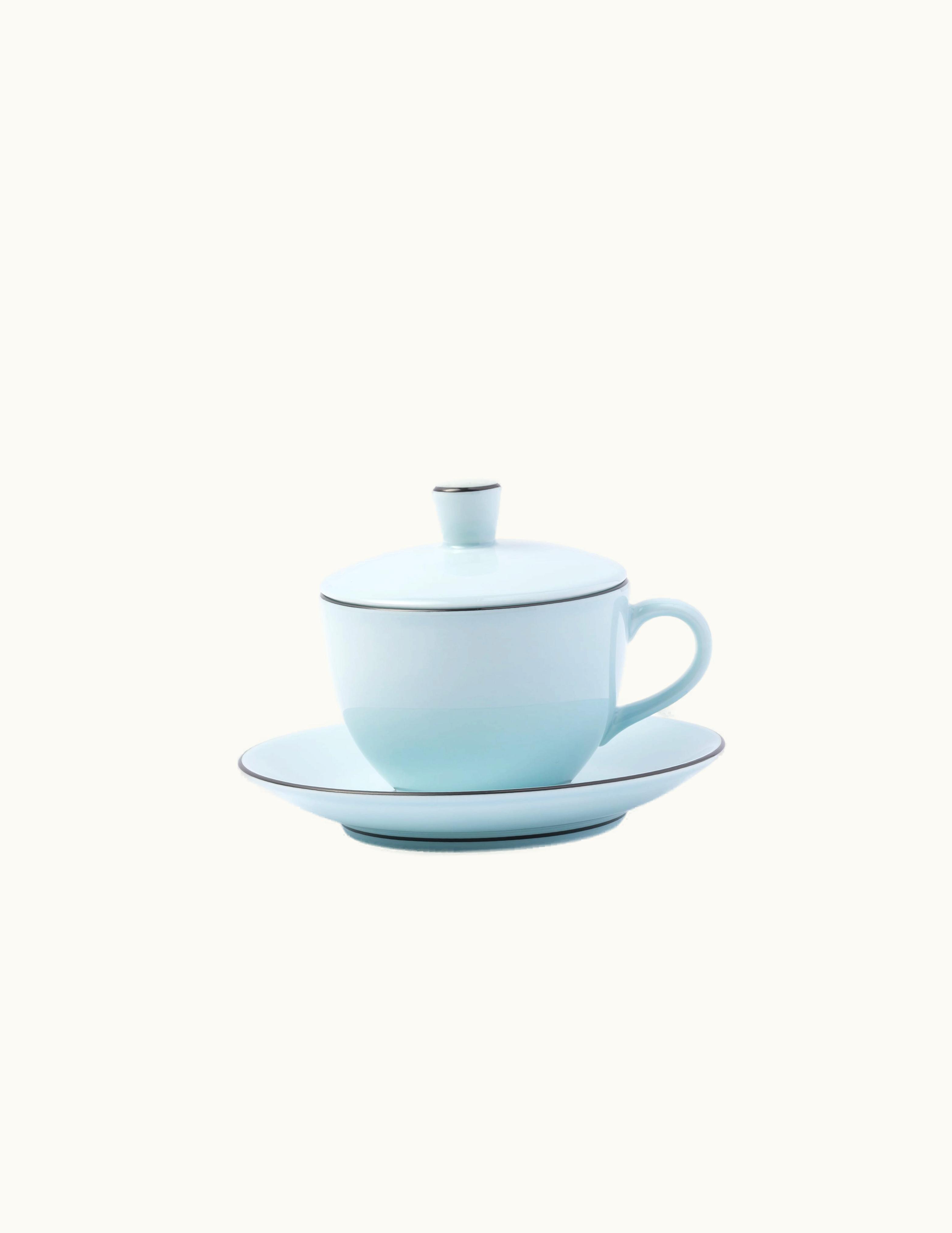Prada Prada Celadon Light Blue Porcelain Tea Cup - Celadon