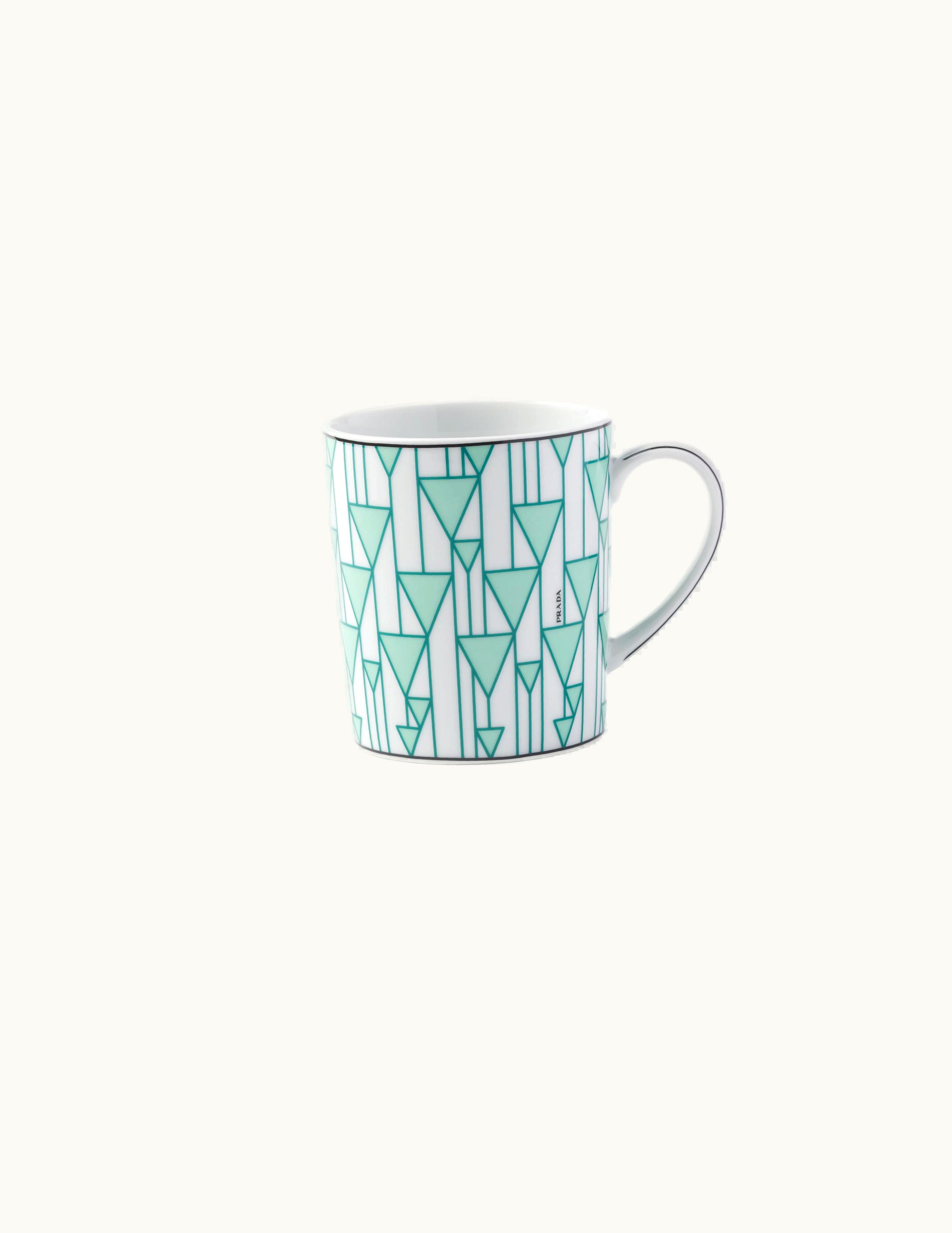 Prada Prada Green Porcelain Mug - Vienna Green