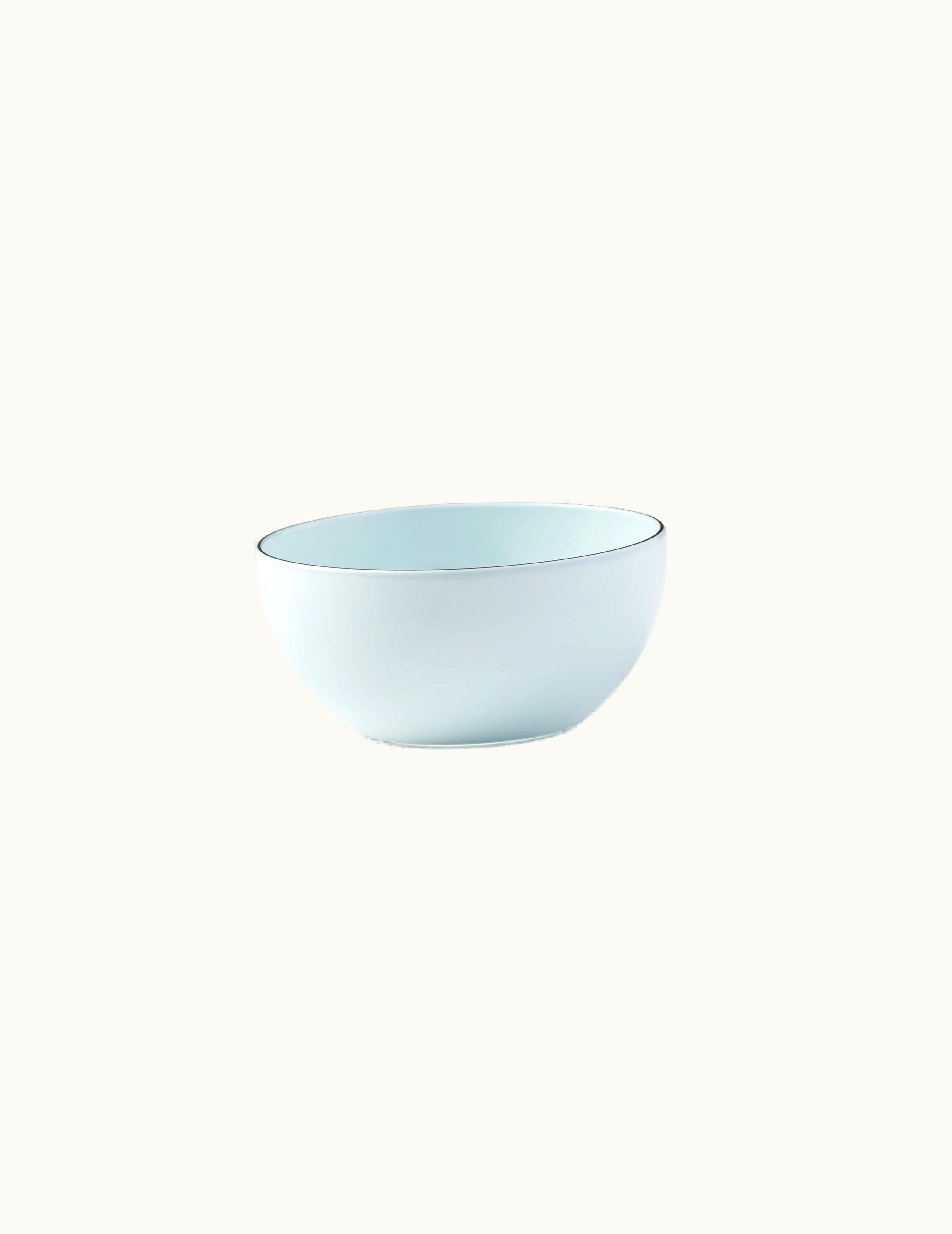 Prada Prada Lettering Celadon Porcelain Bowls Set - Light Blue