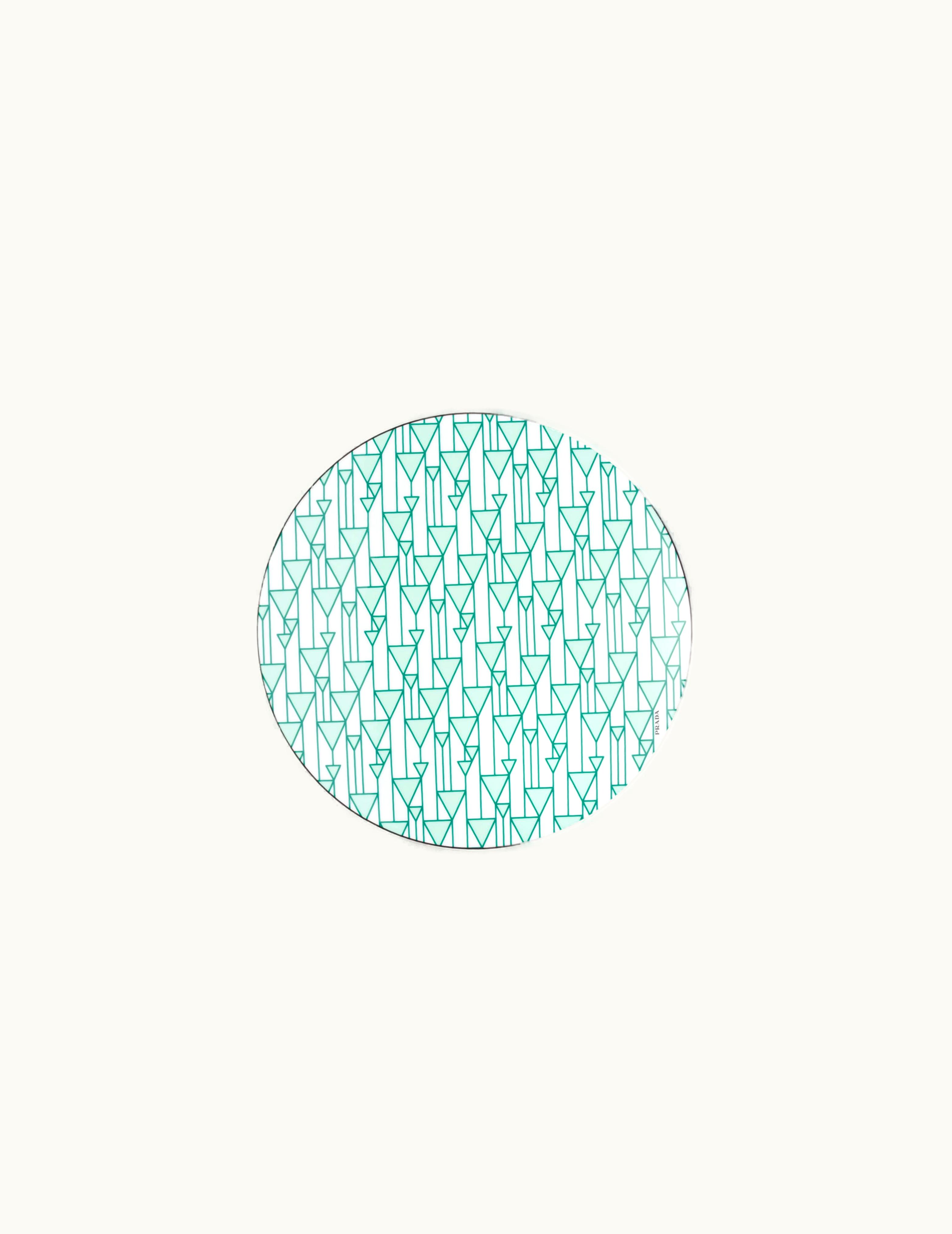 Prada Prada Green Porcelain Charger Plate - Vienna Green