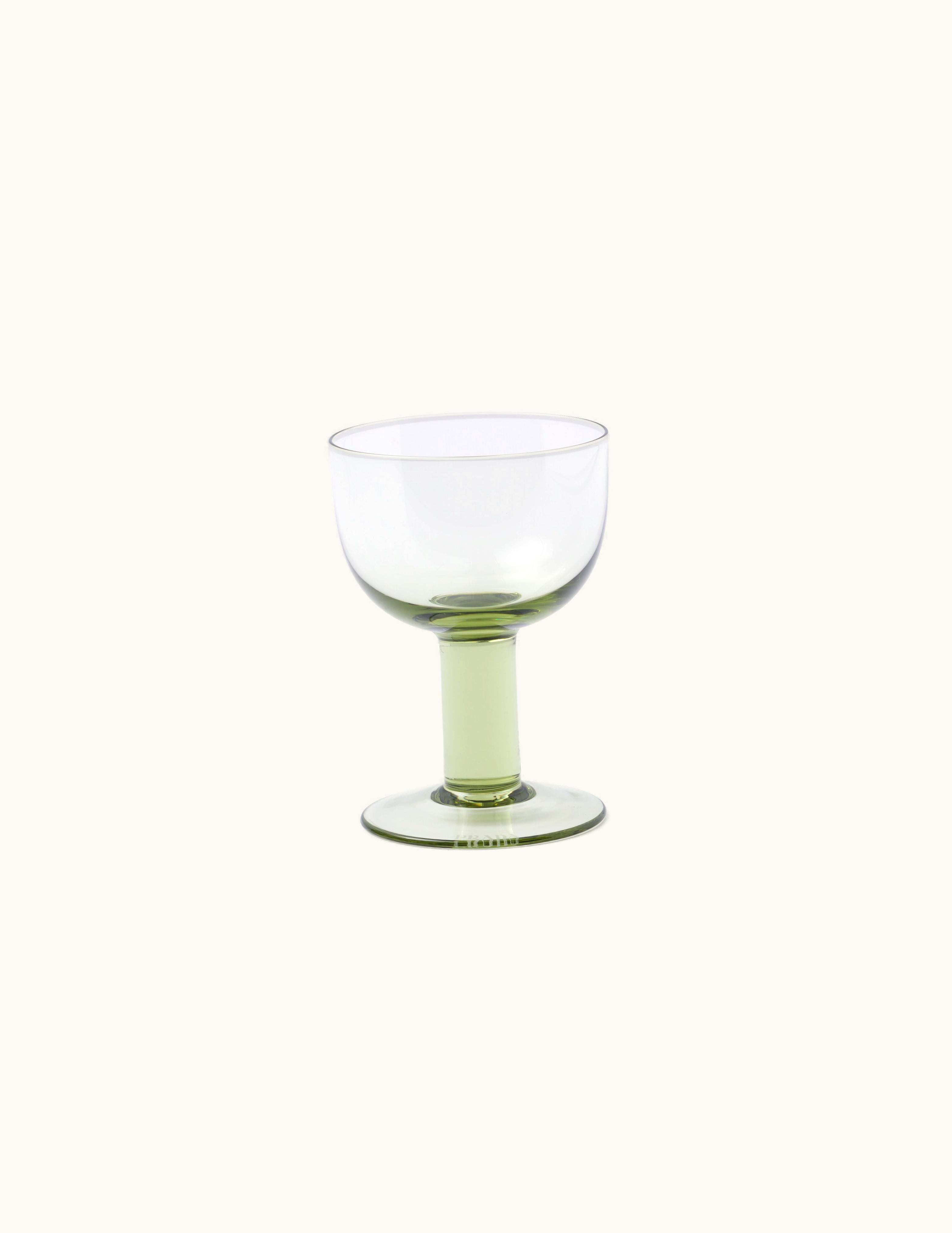 Prada Prada Moss Set Of Two Crystal Red Wine Glasses - Plinth