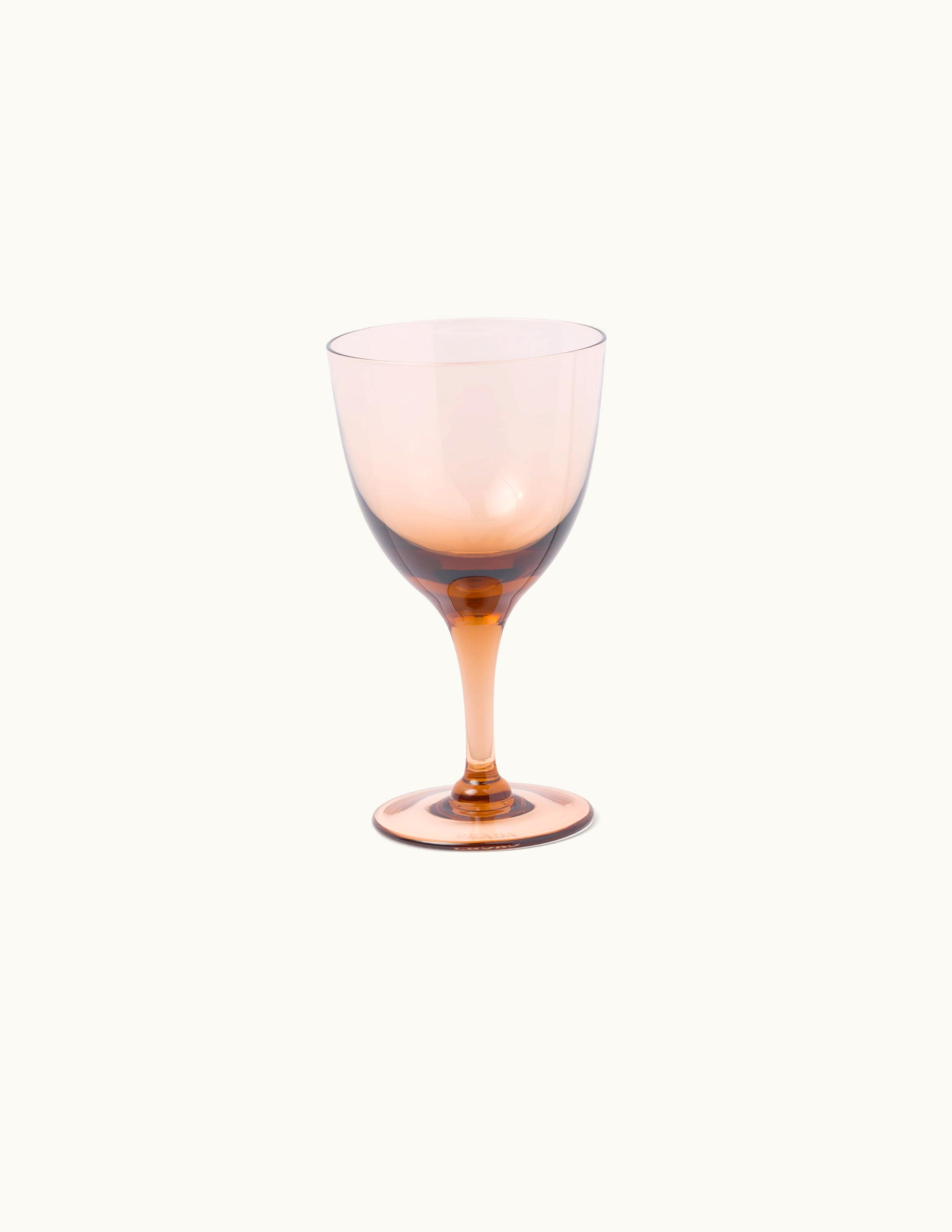 Prada Prada Onix Set Of Two Crystal Water Glasses - New York