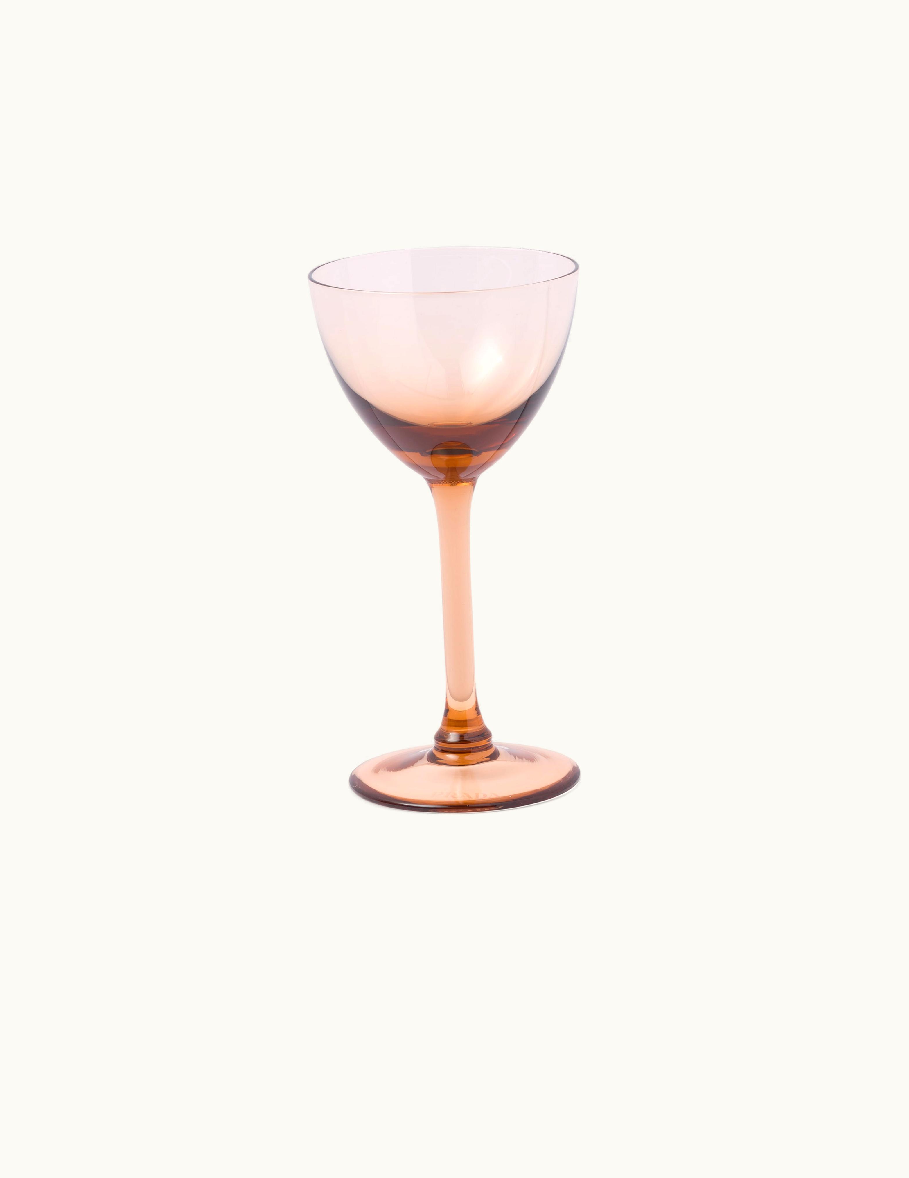 Prada Prada Onix Set Of Two Crystal Cocktail Glasses - New York