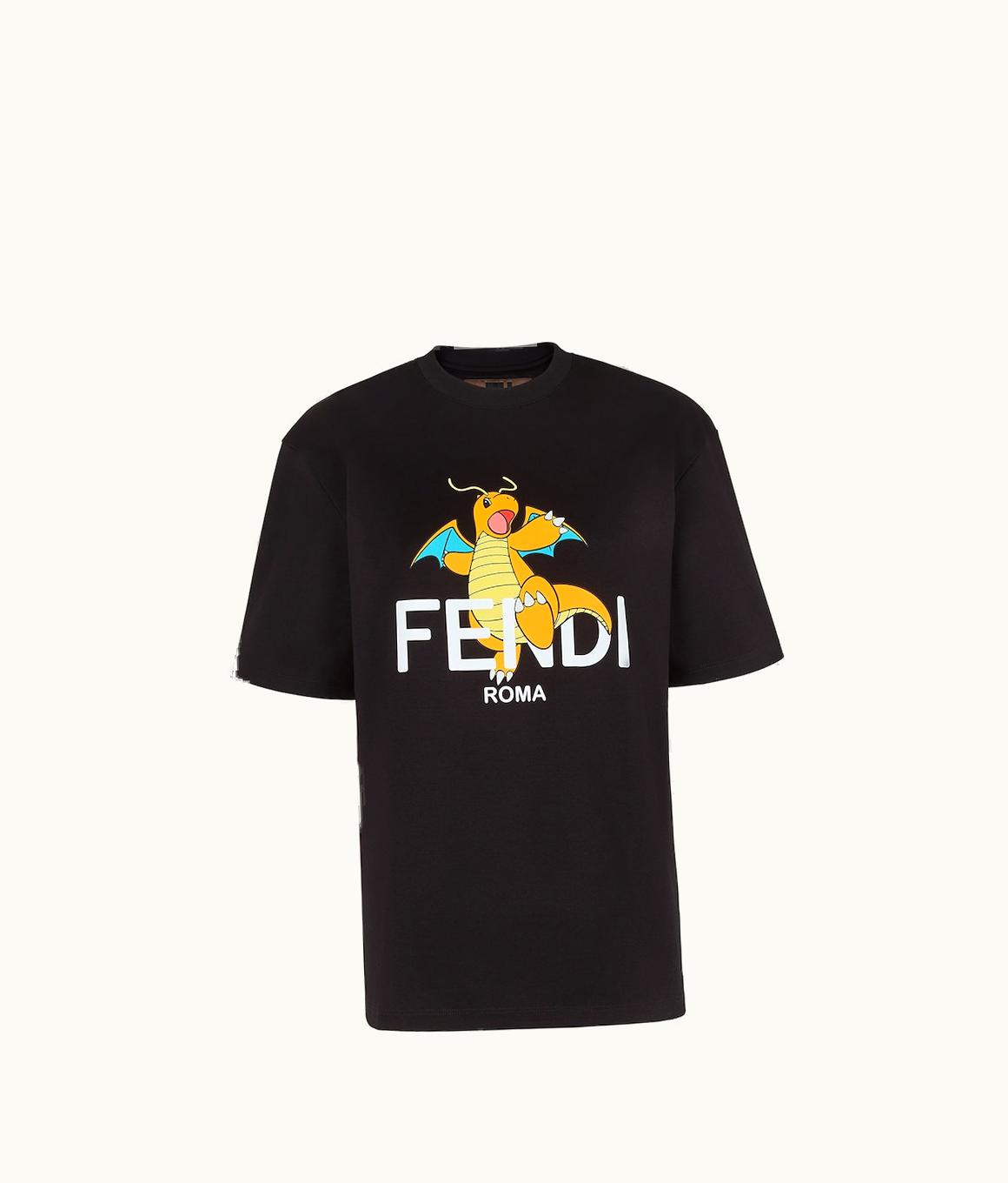 Fendi Fendi Dragonite T-shirt - FENDI x FRGMT x POKÉMON T-Shirt Black