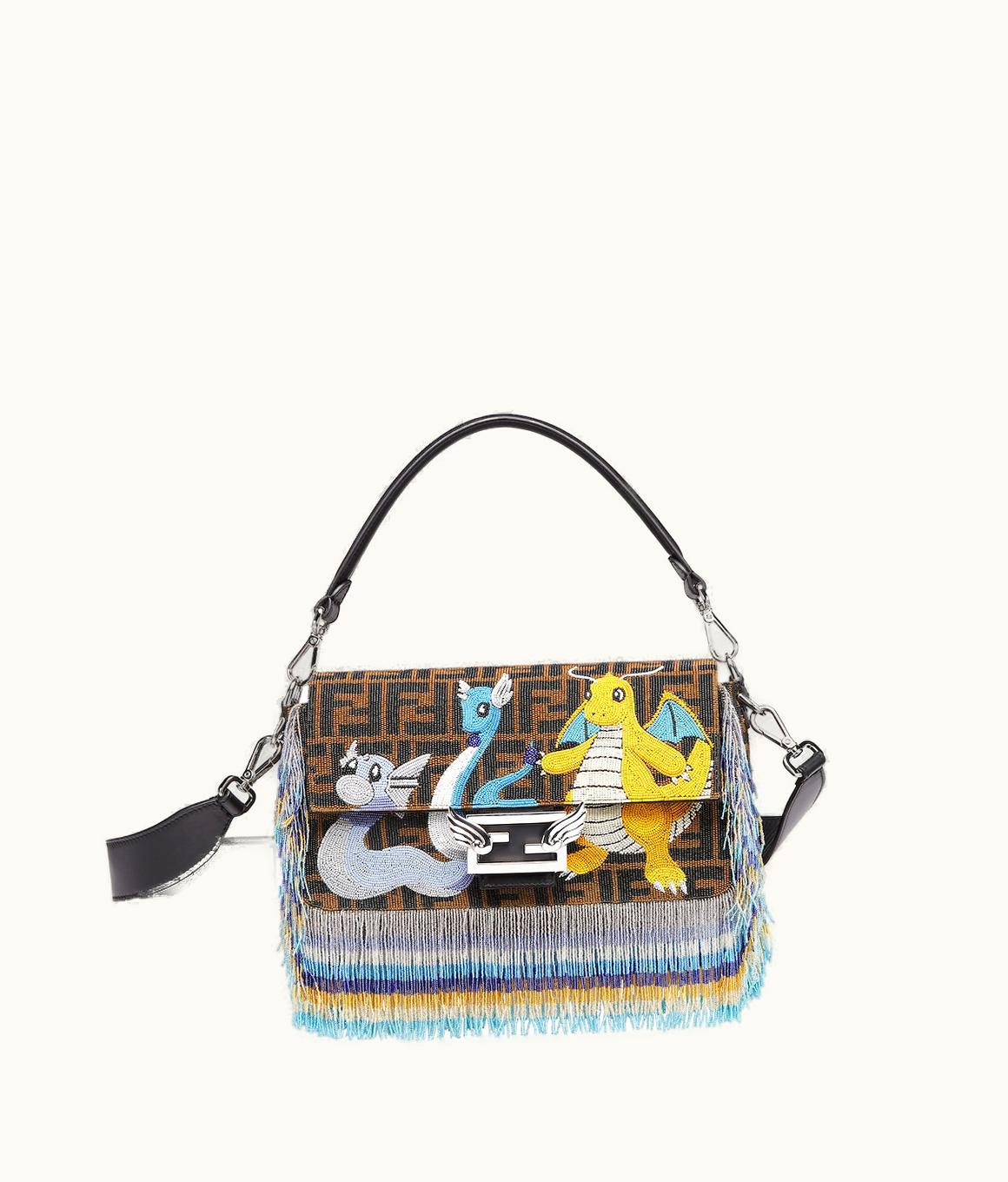 Fendi Baguette - Fendi X FRGMT X Pokémon Beaded Bag