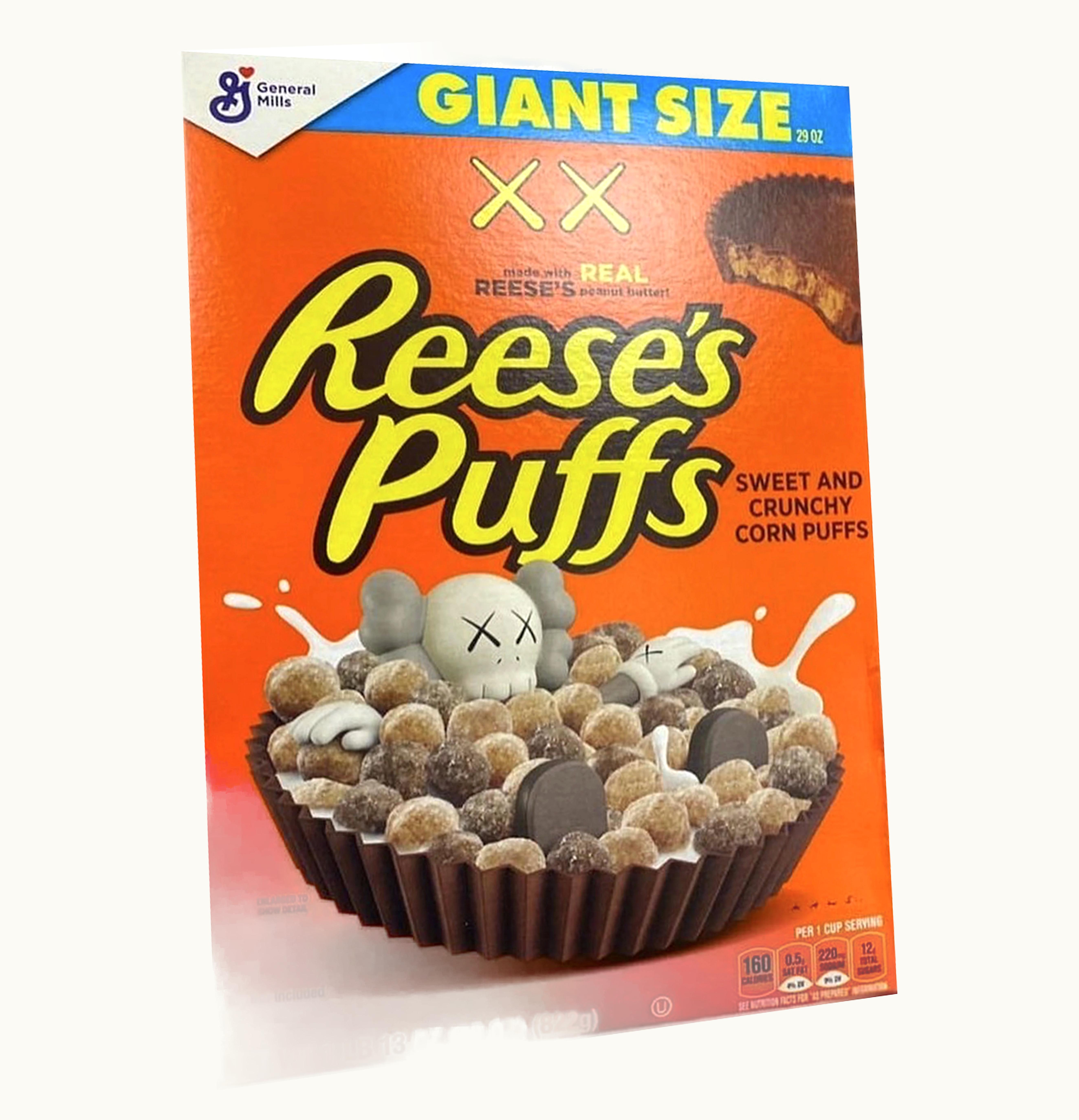 KAWS KAWS x Reeses Puffs Cereal Giant Size Not Fit For Human Consumption