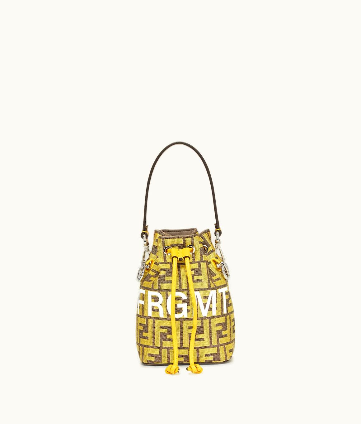 Fendi Mon Tresor - Fendi X FRGMT Yellow FF Fabric Mini Bag