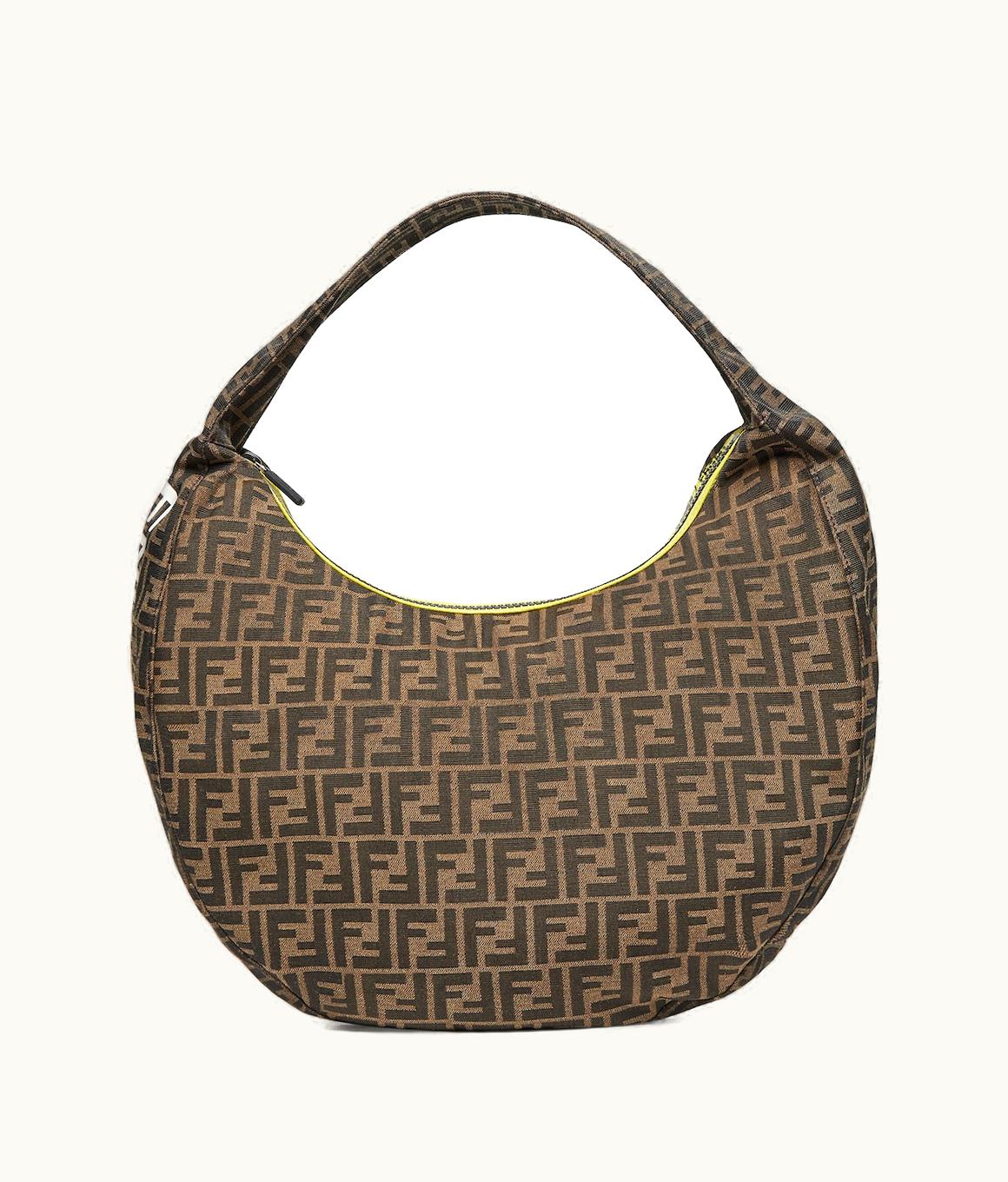 Fendi Hobo - Fendi X FRGMT Brown FF Fabric Bag