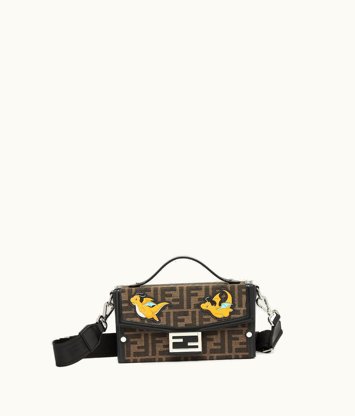 Fendi Baguette Soft Trunk - Fendi X FRGMT X Pokémon Brown FF Fabric Bag