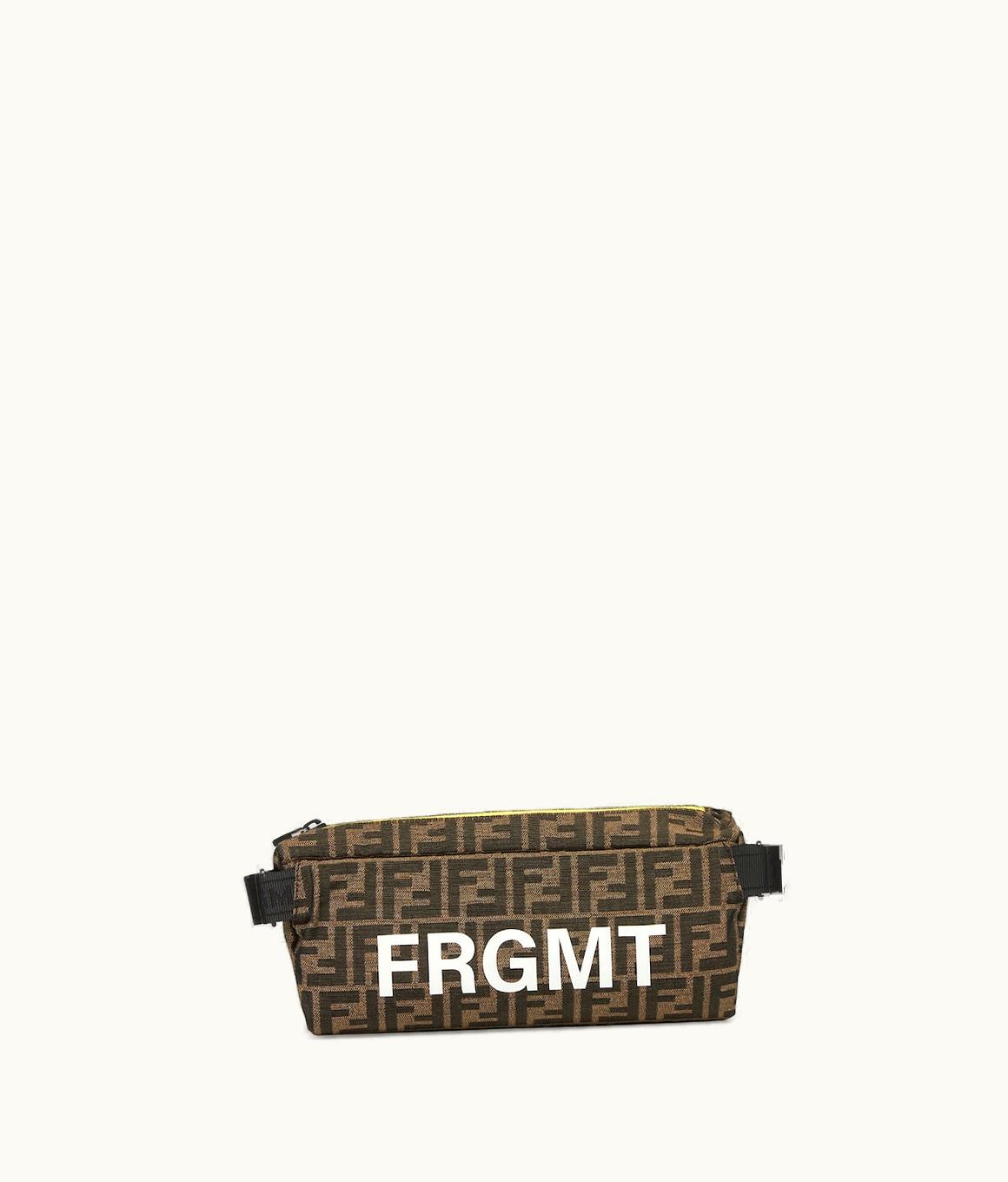 Fendi Belt Bag - Fendi X FRGMT Brown FF Fabric Belt Bag