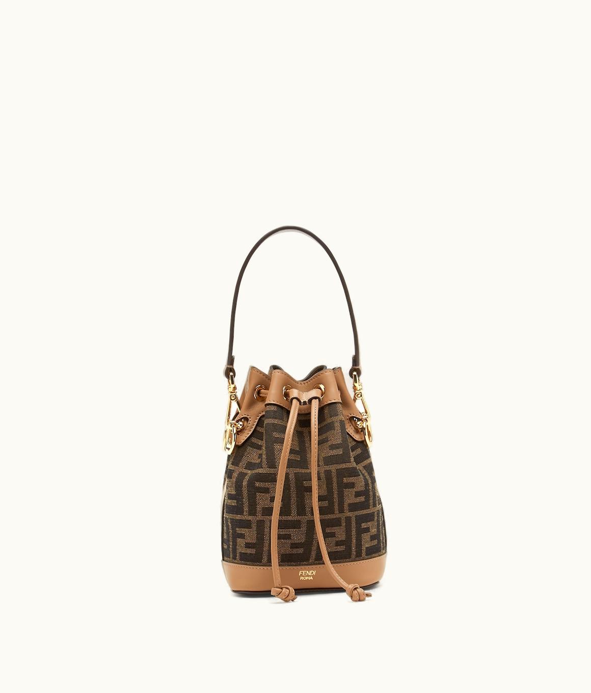 Fendi Fendi Mon Tresor - Brown FF Fabric Mini-Bag