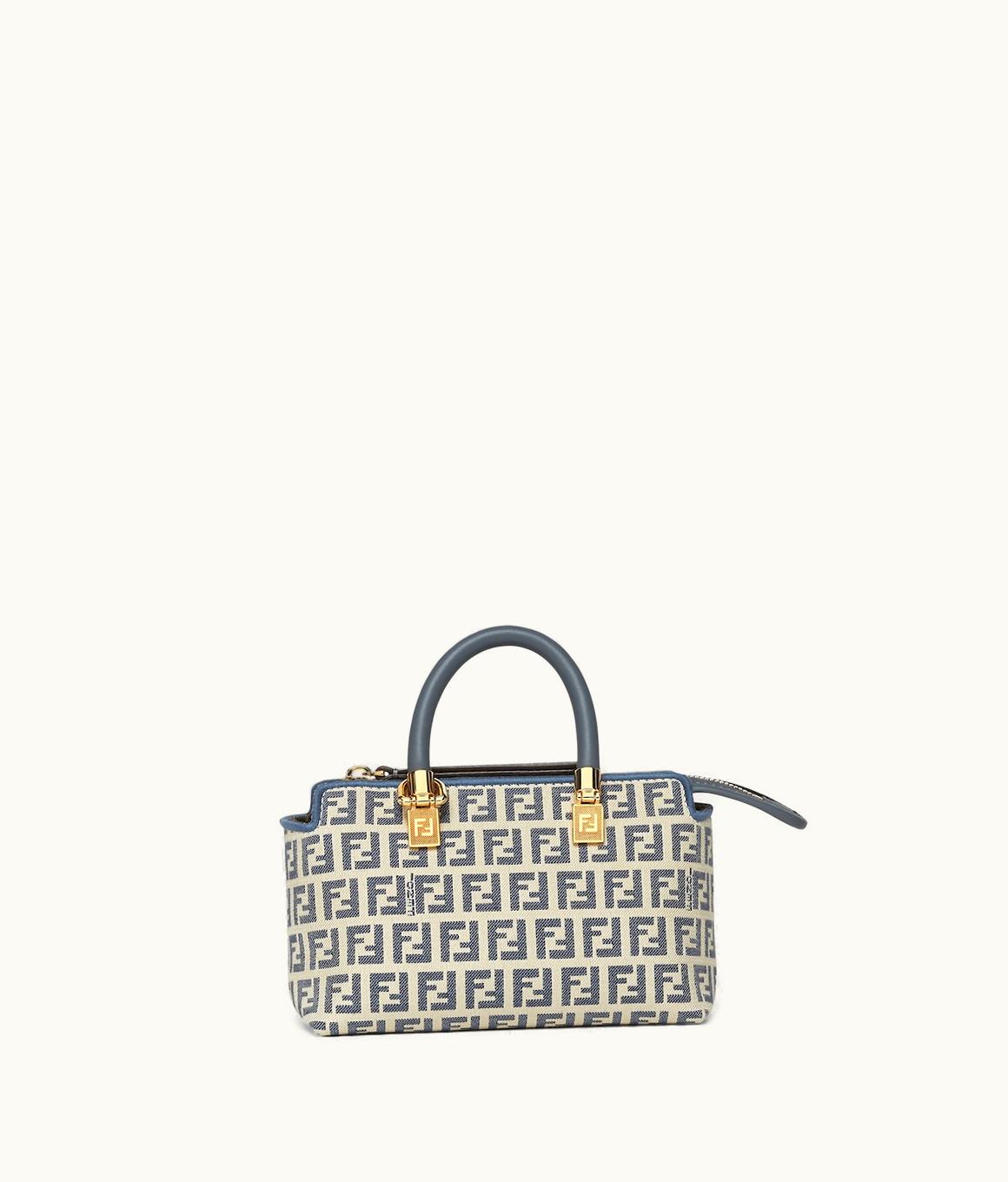 Fendi Fendi By The Way Mini - Blue FF Fabric Mini Bag