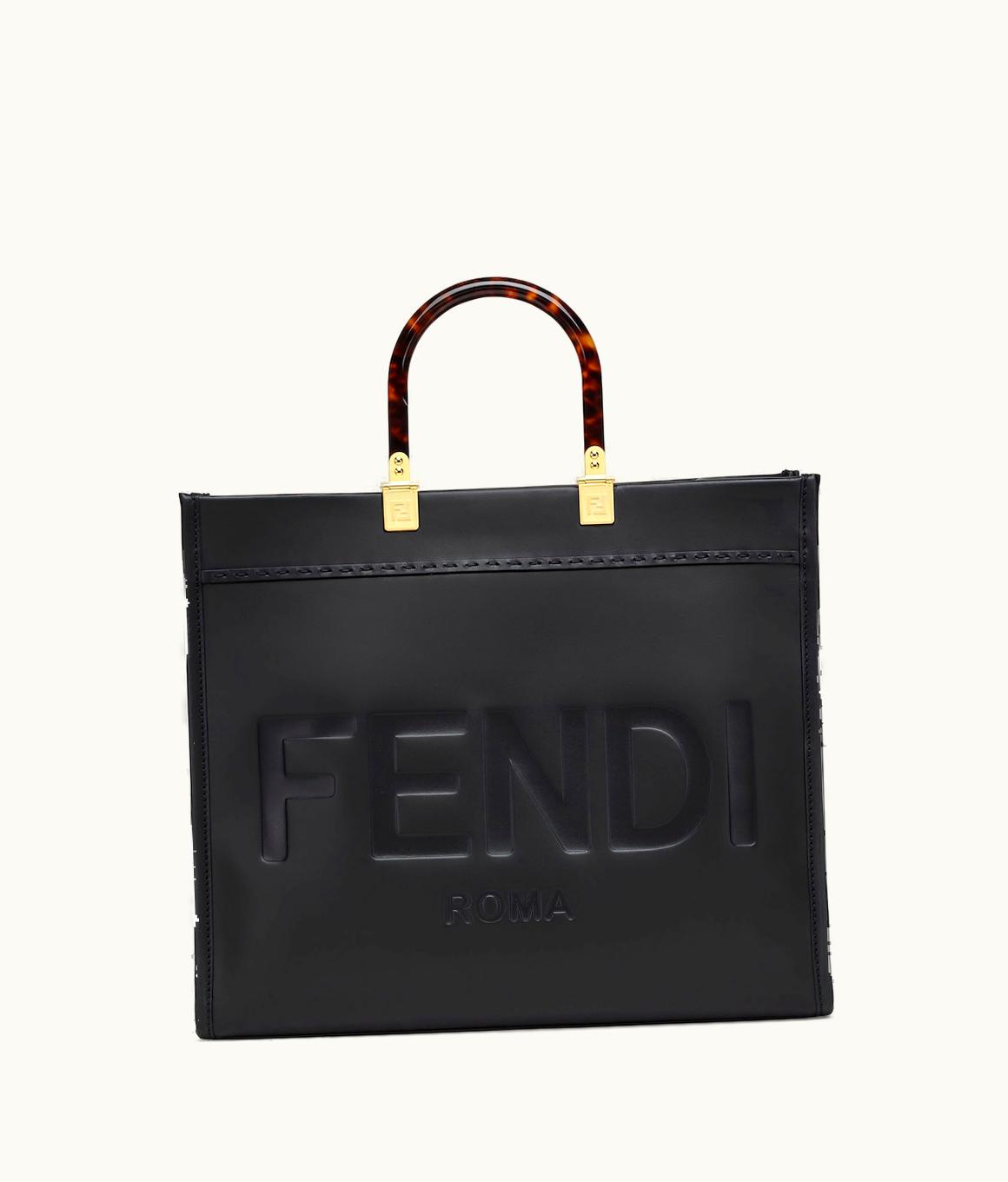 Fendi Fendi Sunshine Medium Shopper Bag Black