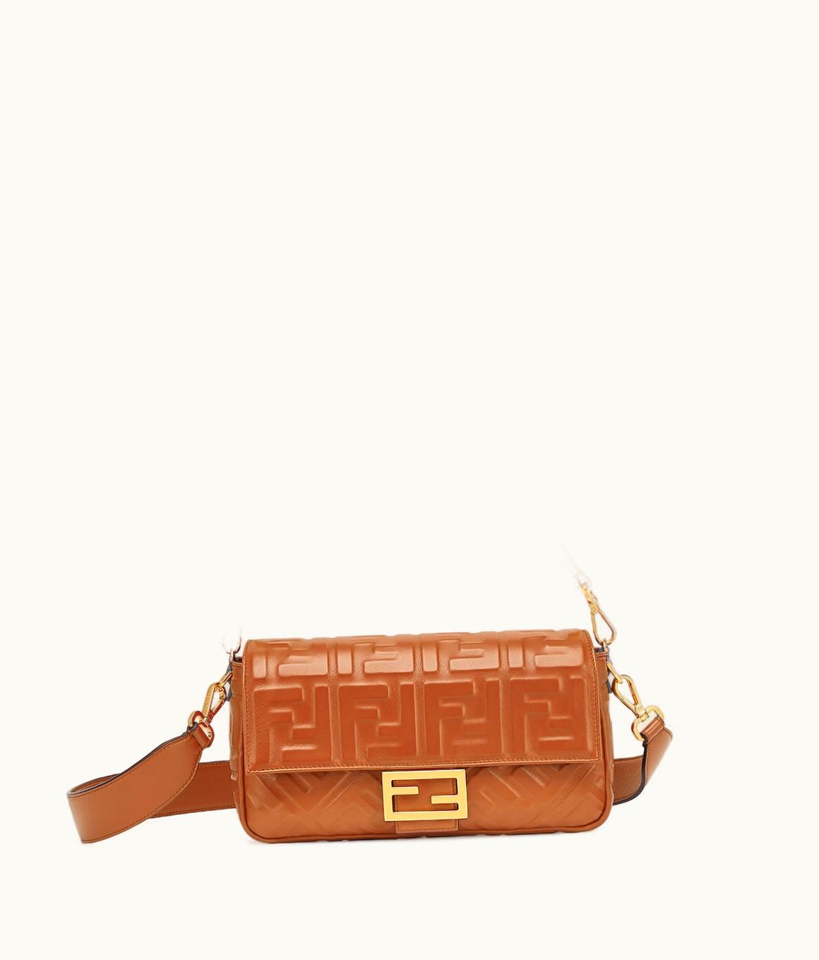 Fendi Fendi Baguette - Brown Nappa Leather Bag