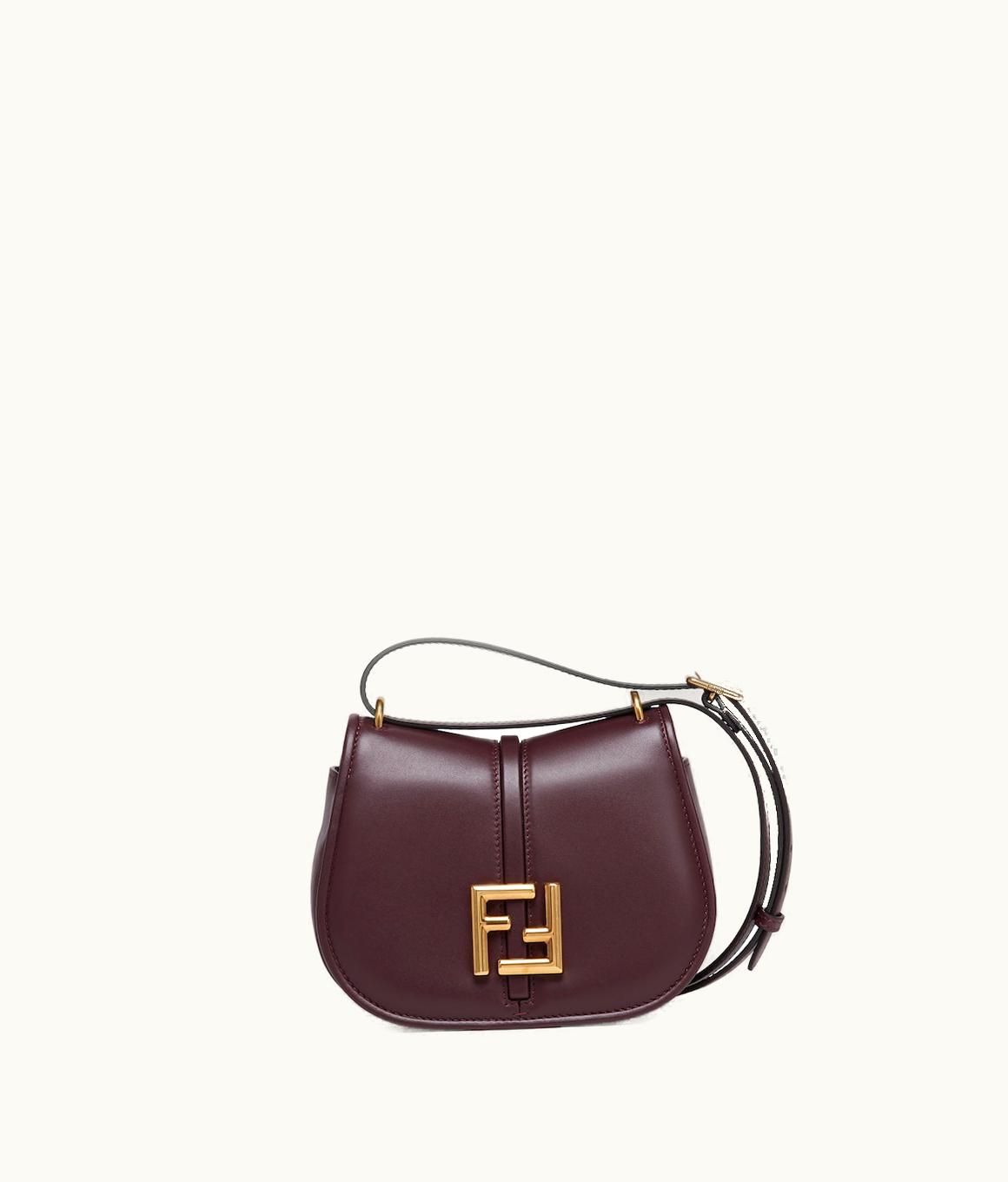 Fendi Fendi C’mon Mini - Burgundy Leather Bag