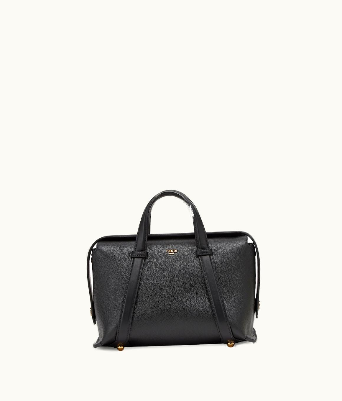 Fendi Fendi Boston 365 - Black Leather Bag