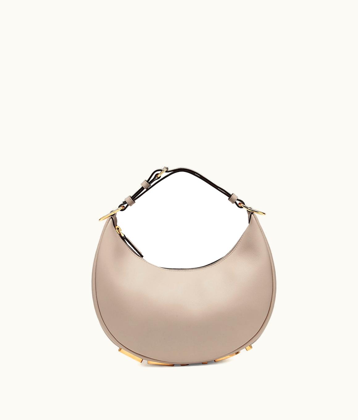 Fendi Fendigraphy Small - Dove Gray Leather Bag