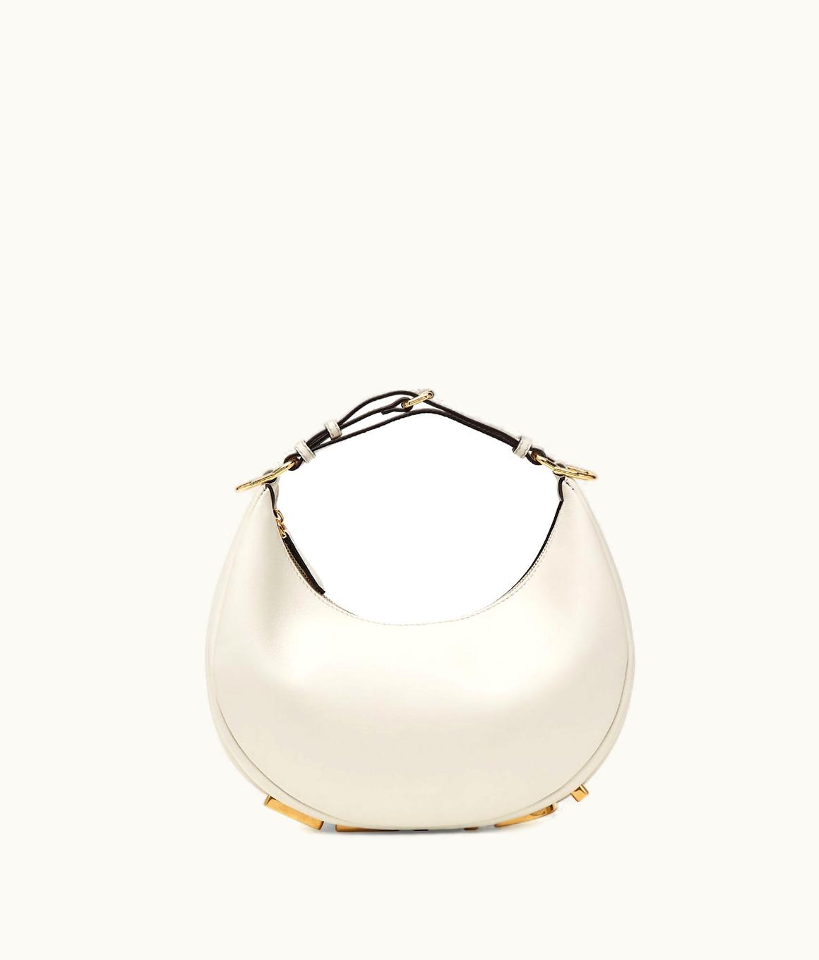 Fendi Fendigraphy Small - White Leather Bag