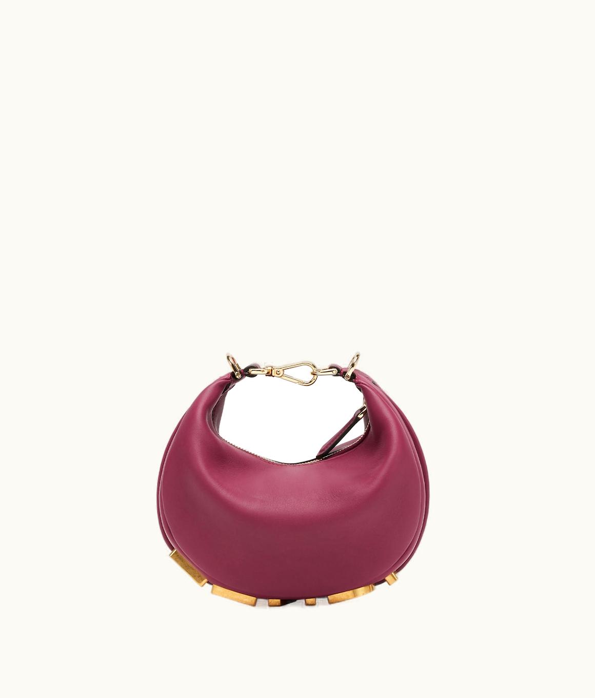 Fendi Fendigraphy Mini - Burgundy Leather Mini-Bag
