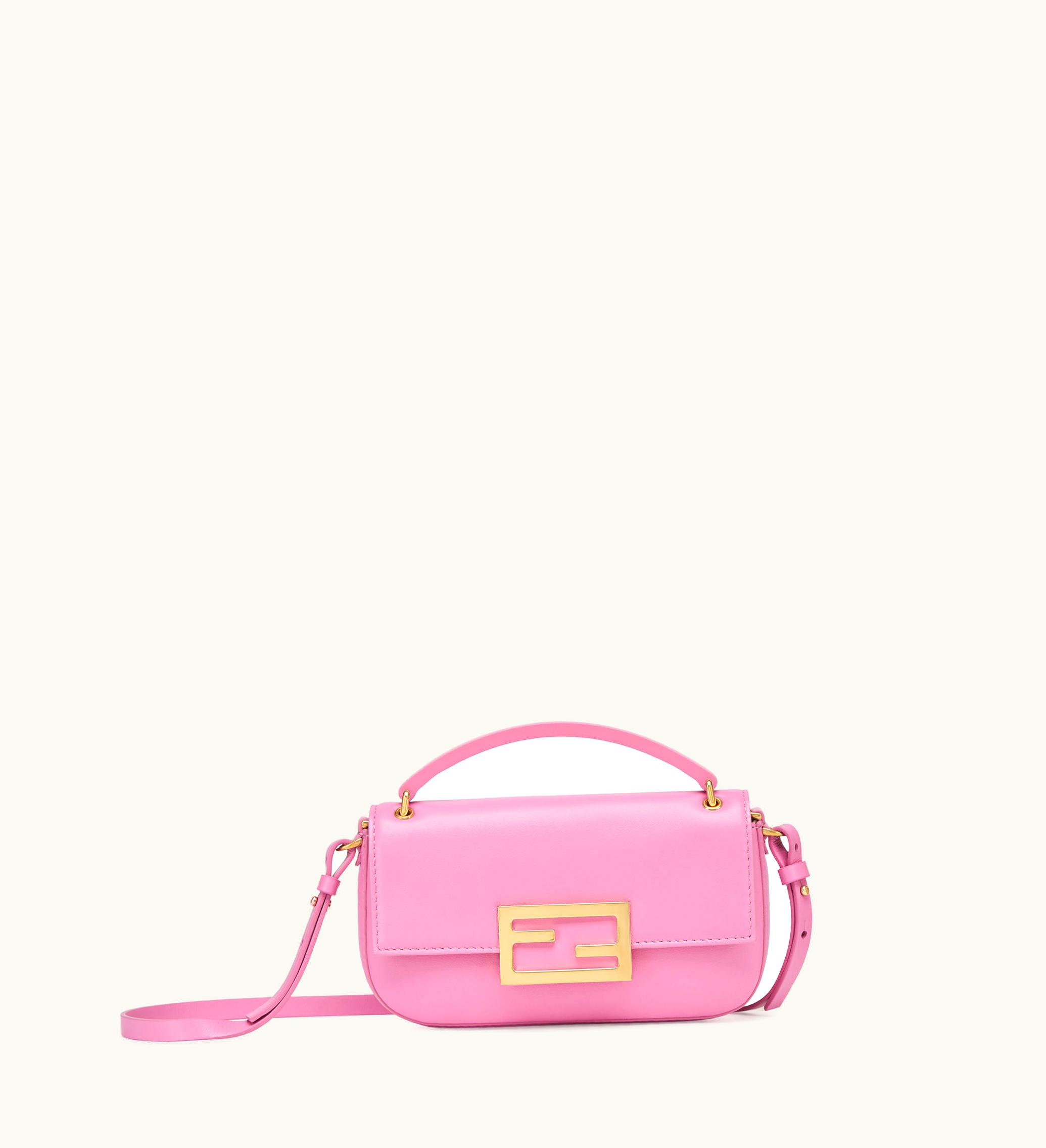 Fendi Fendi Baguette Phone Pouch - Pink Nappa Leather Pouch