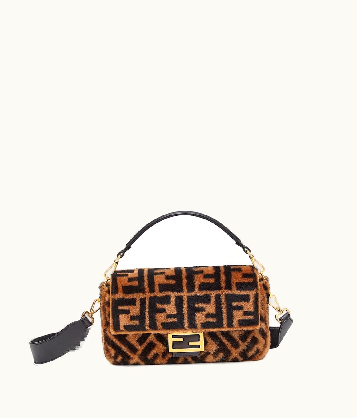 Fendi Fendi Baguette - Brown Sheepskin Bag