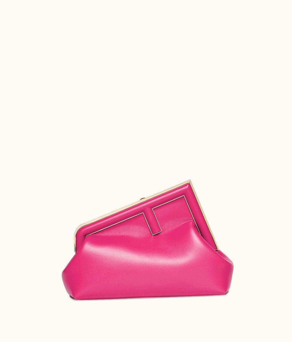 Fendi Fendi First Midi - Fuchsia Leather Bag
