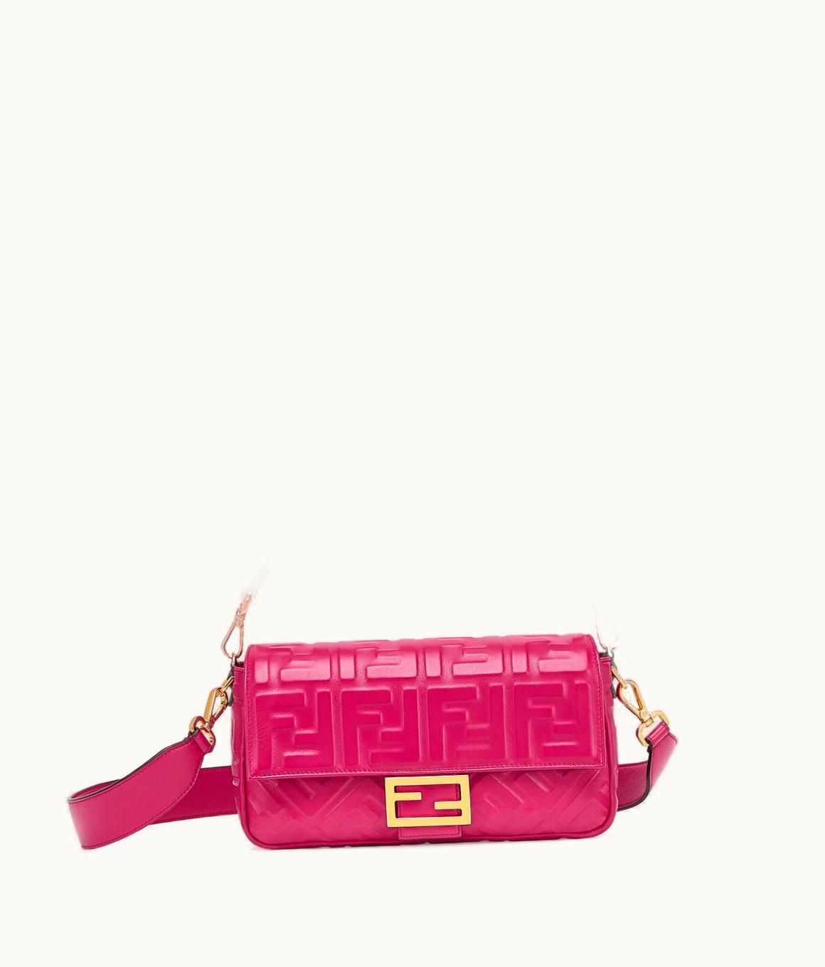 Fendi Fendi Baguette - Fuchsia Nappa Leather Bag