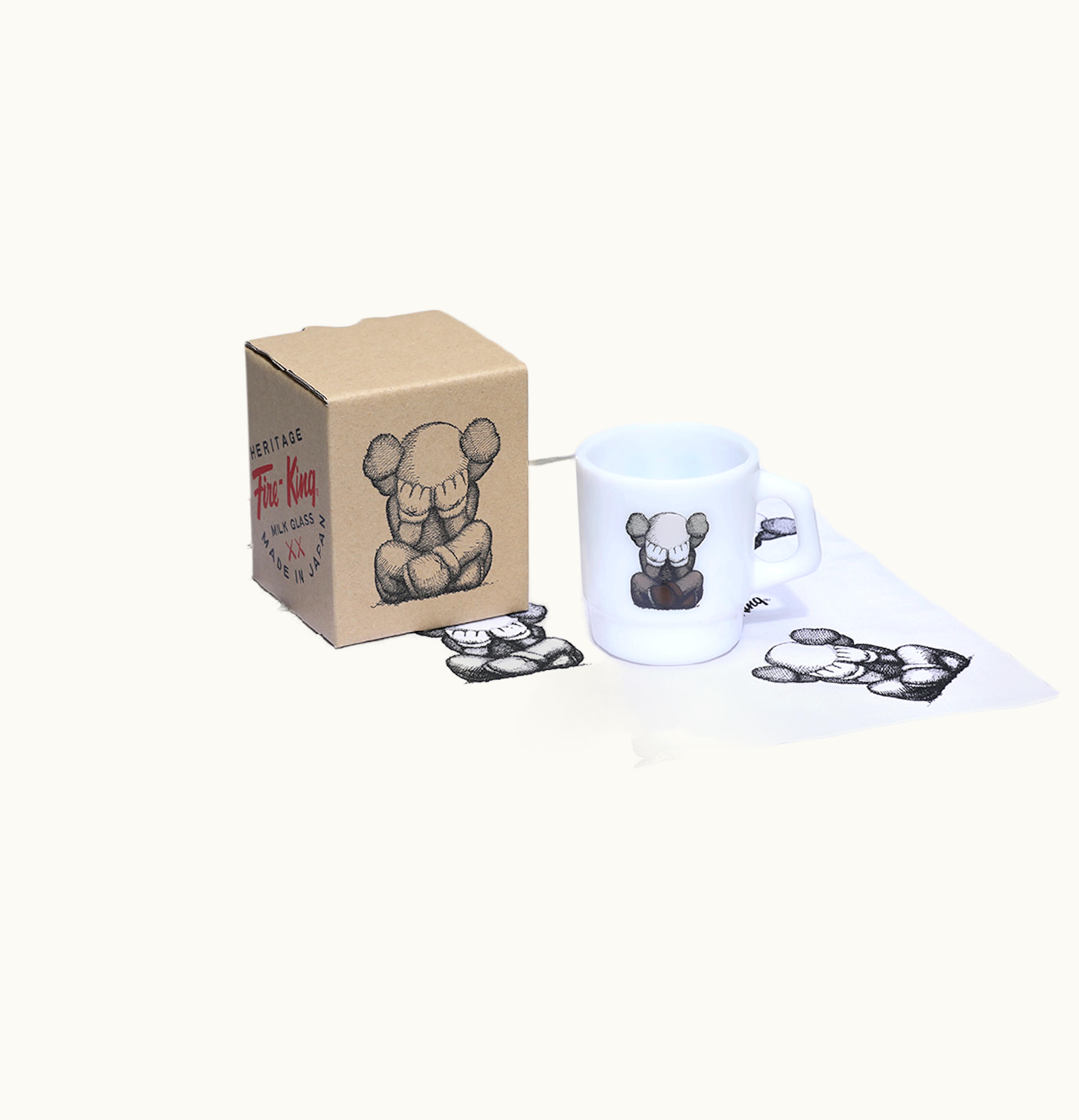 KAWS KAWS Tokyo First Separated Fire King Stacking Mug
