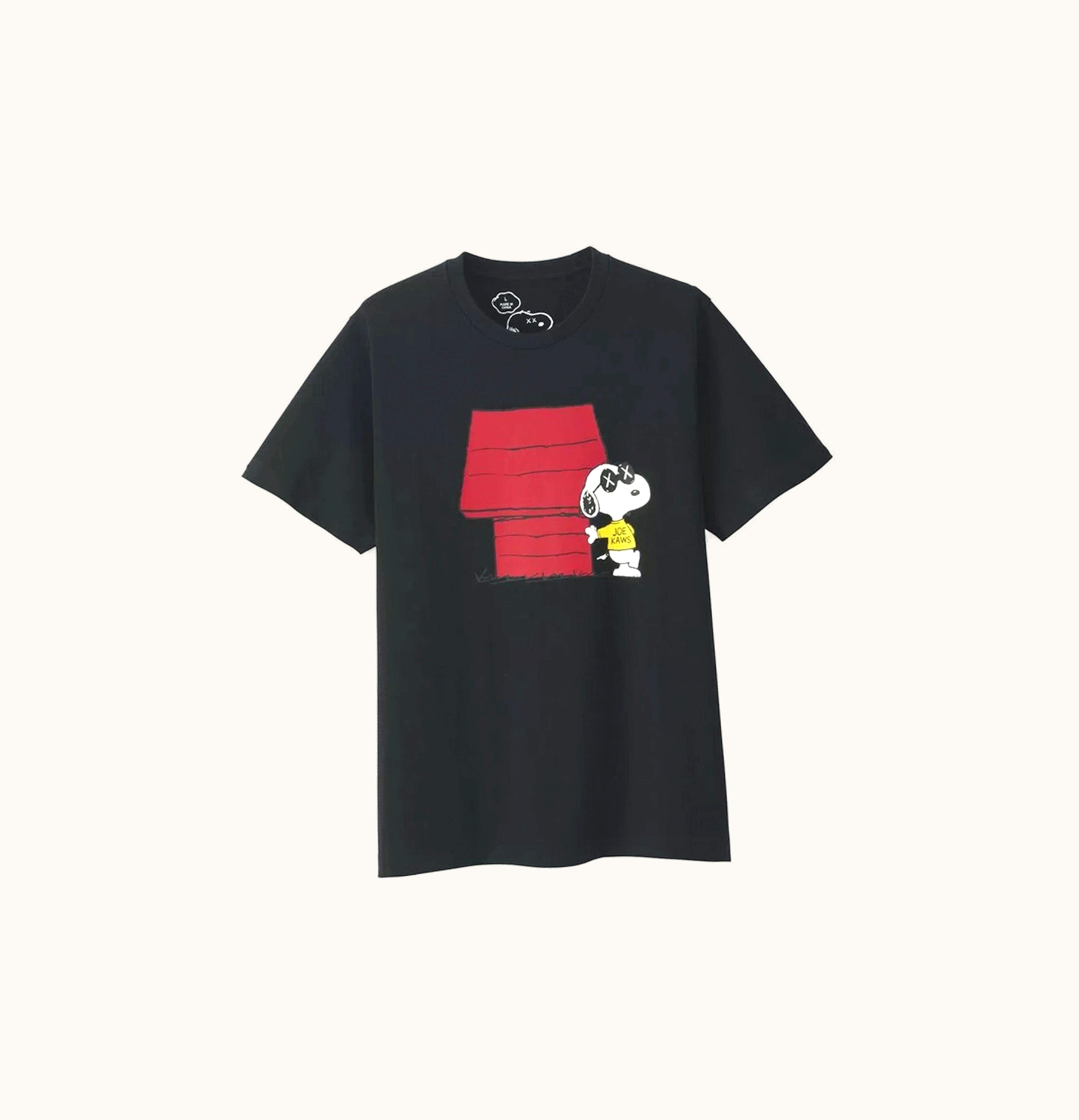 KAWS KAWS x Uniqlo x Peanuts Joe Kaws Doghouse Tee US Sizing Black