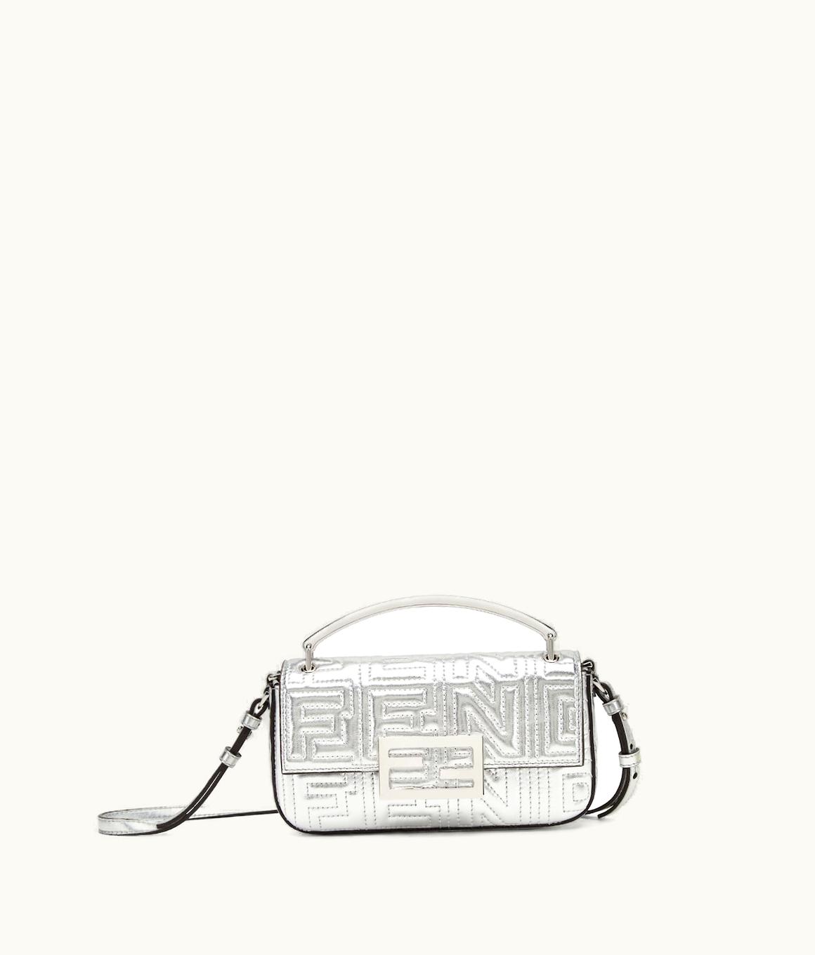Fendi Baguette Phone Pouch - Silver-colored Leather Fendi By Marc Jacobs Pouch