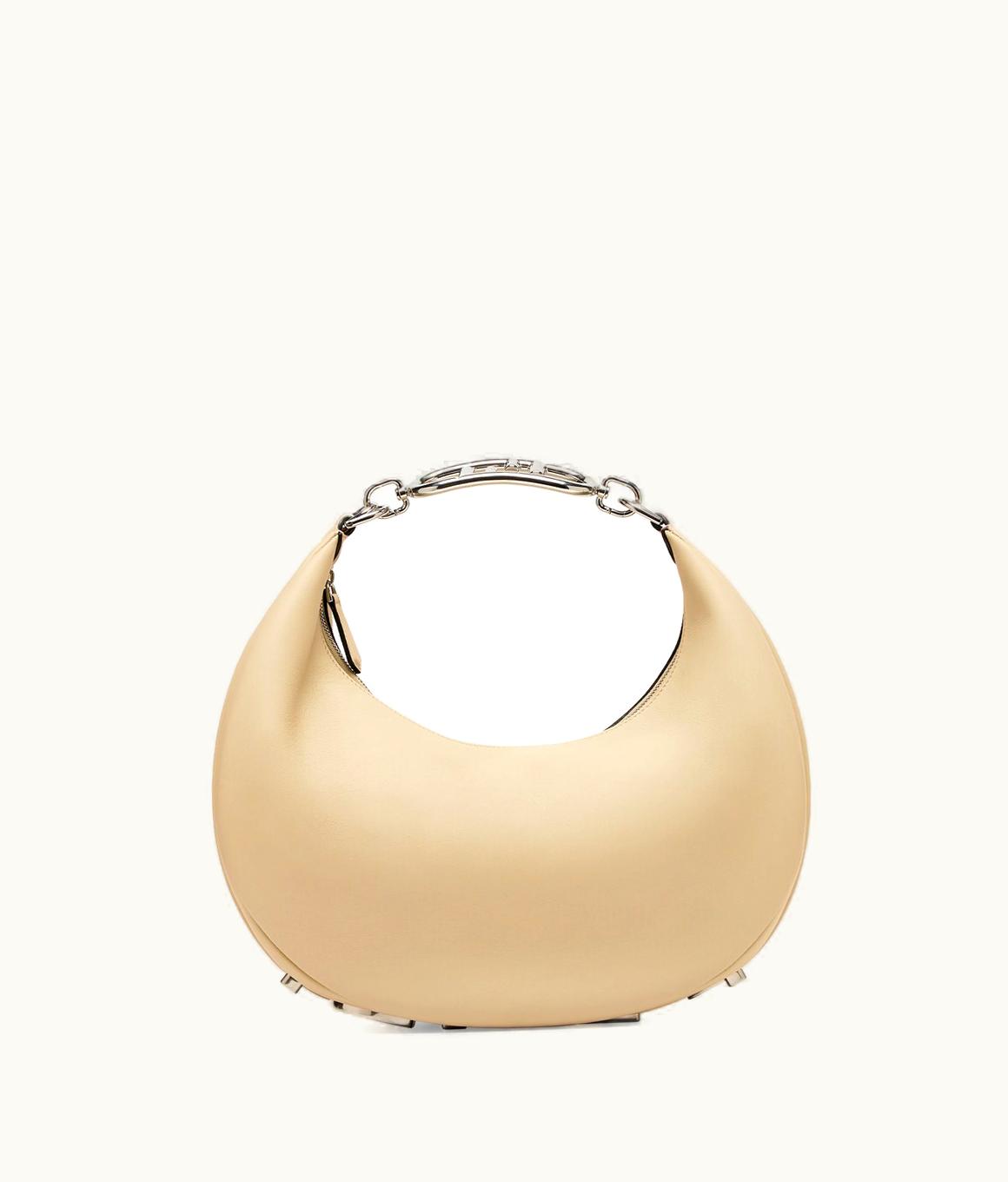 Fendi Fendigraphy Medium - Beige Leather Bag