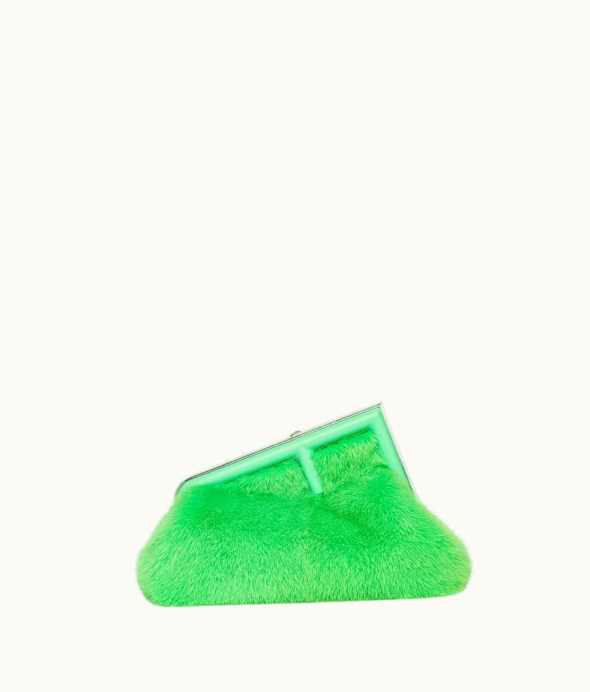 Fendi Fendi First Small - Green Mink Bag