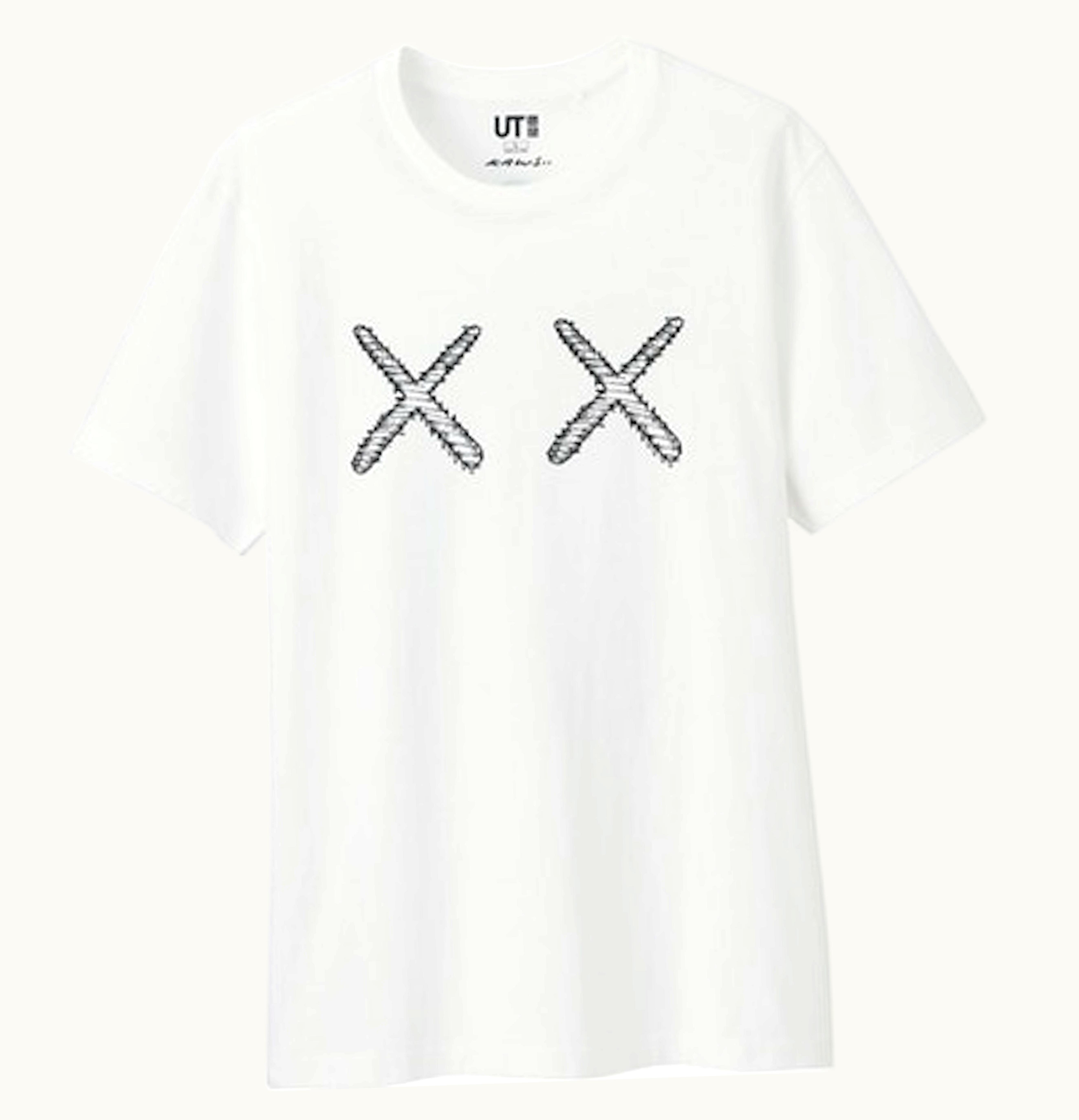 KAWS KAWS x Uniqlo XX Tee Japanese Sizing White