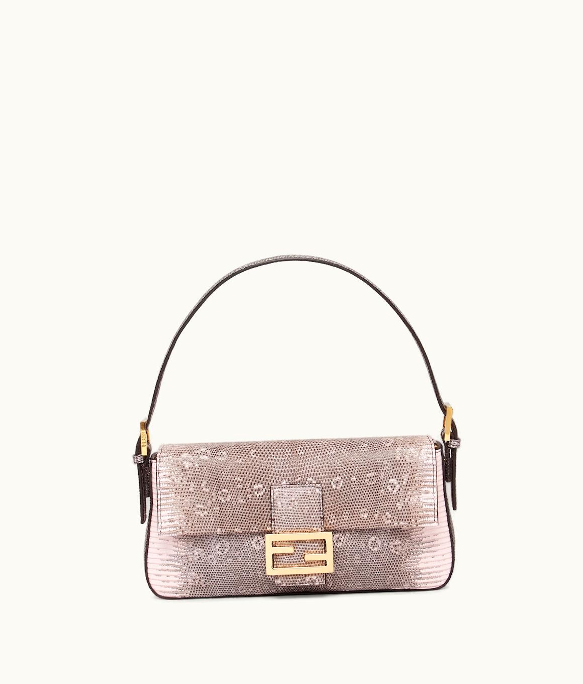 Fendi Fendi Baguette 1997 - Pink Lizard Leather Re-Edition Bag