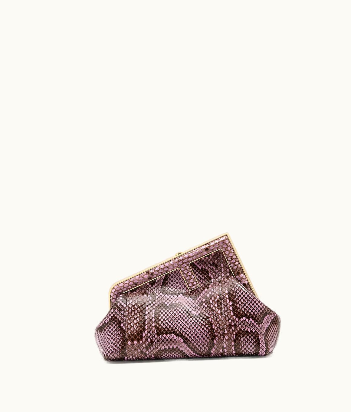 Fendi Fendi First Small - Lilac Python Bag