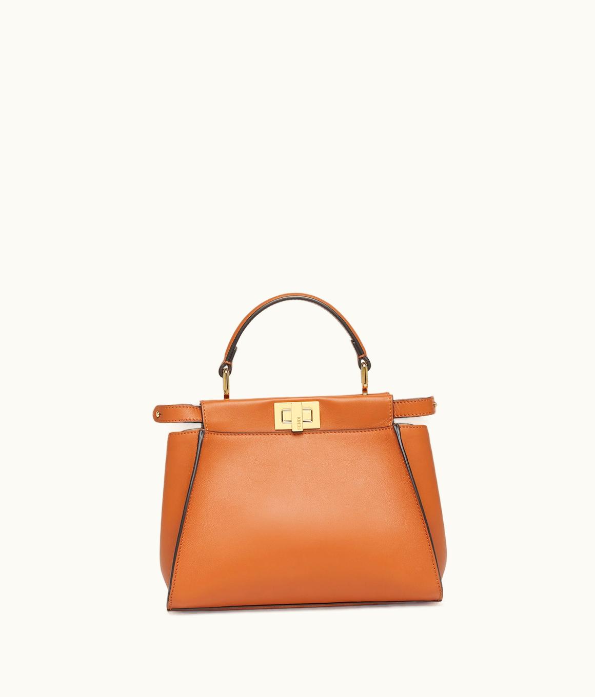Fendi Fendi Peekaboo Mini - Brown Leather Bag