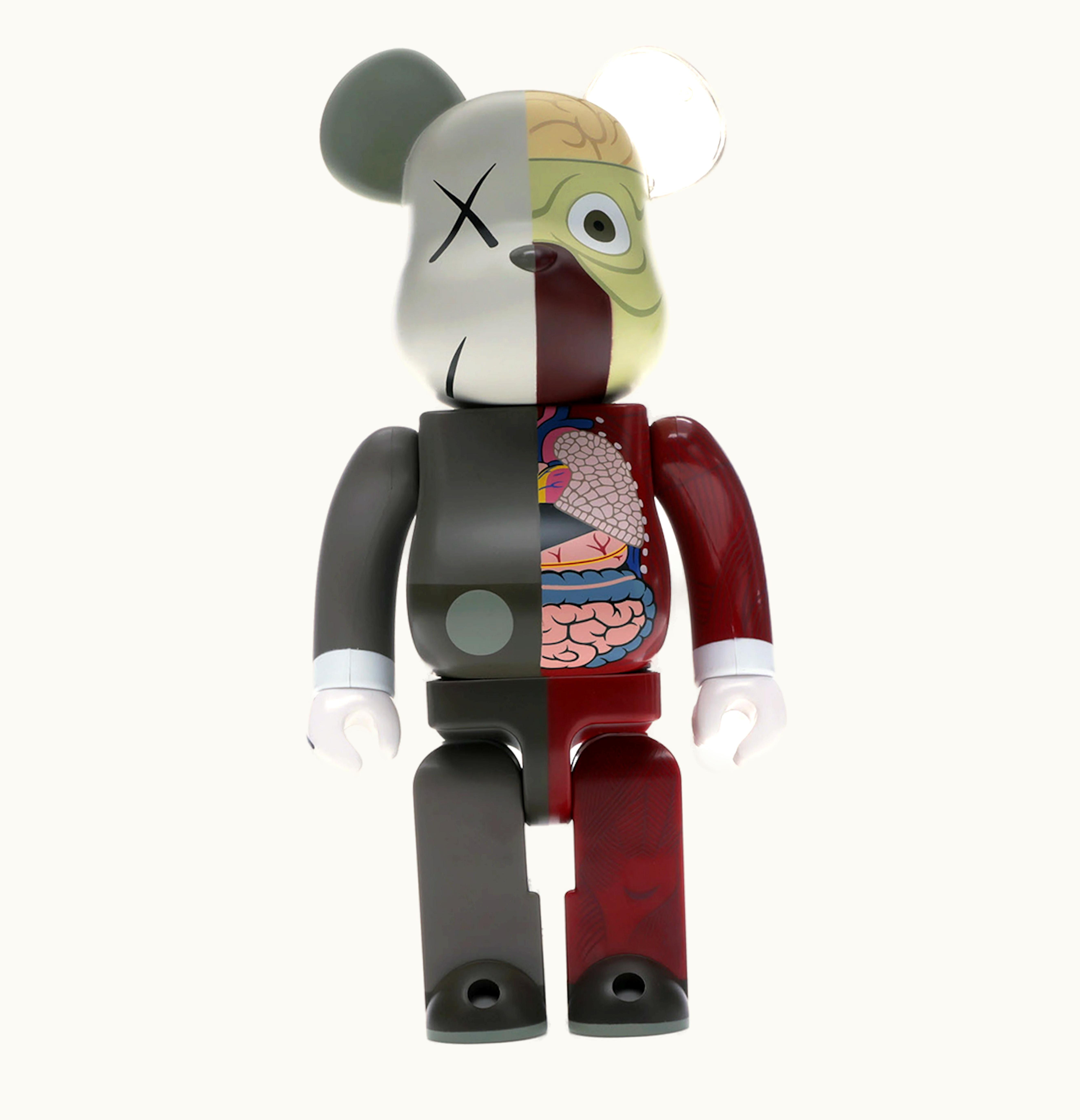 KAWS KAWS Bearbrick Dissected 400 Brown