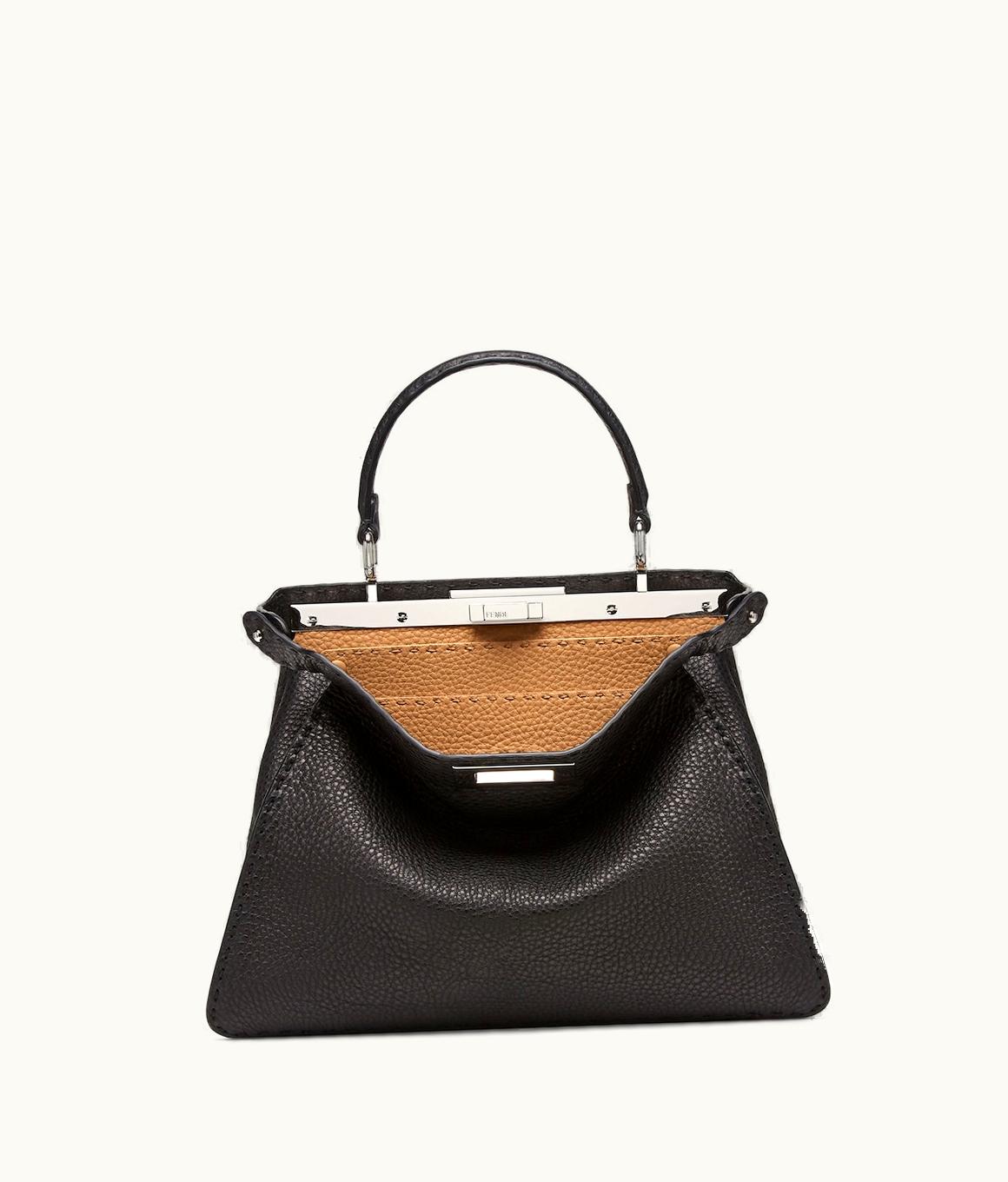 Fendi Fendi Peekaboo Iseeu Medium - Black Selleria Bag