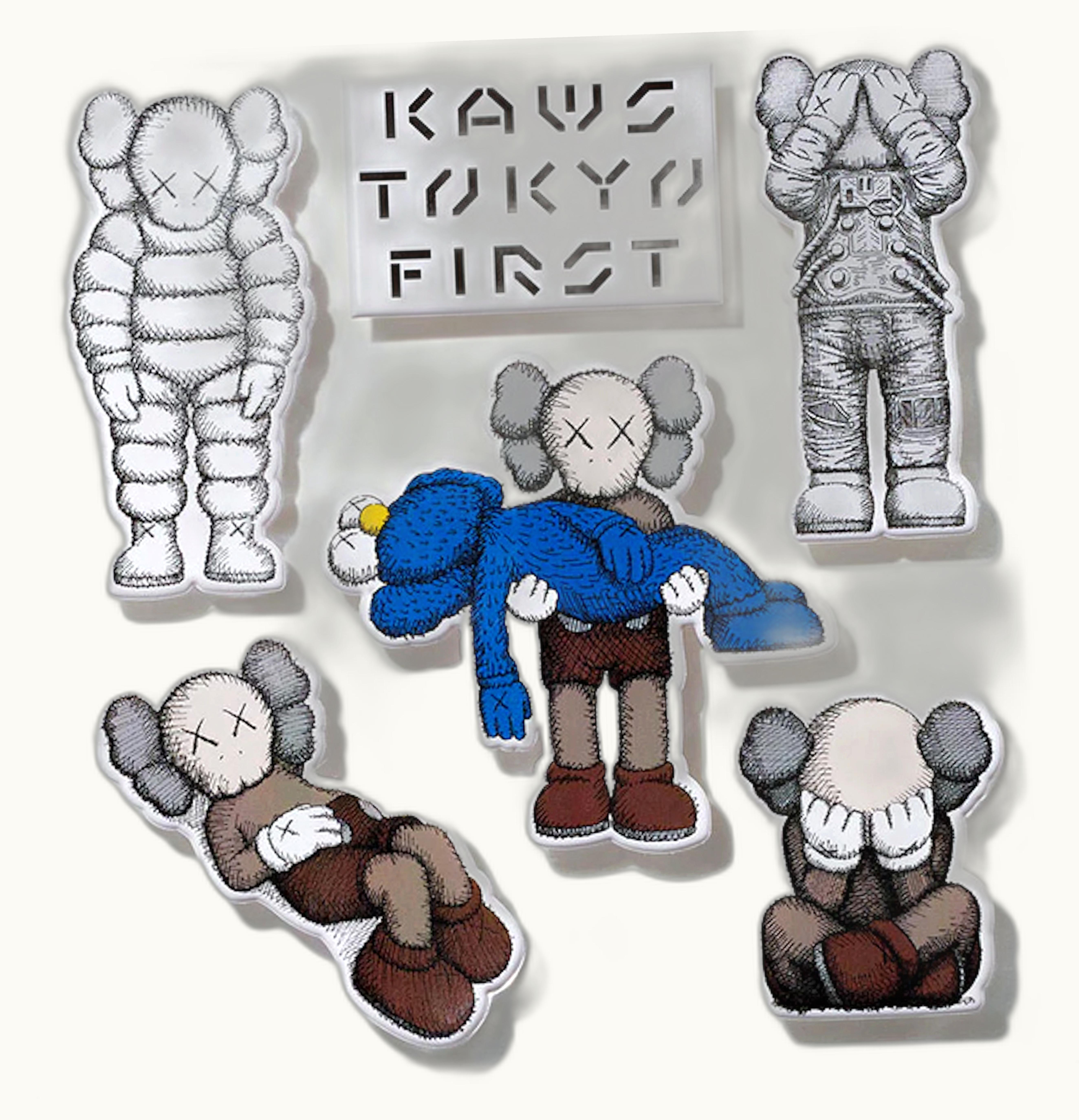 KAWS KAWS Tokyo First Pukupuku Sticker Set