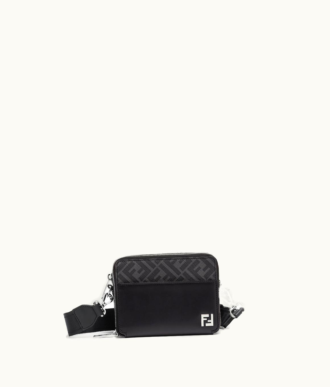 Fendi Fendi Squared FF Camera Case Organizer - Black Leather And FF Bag