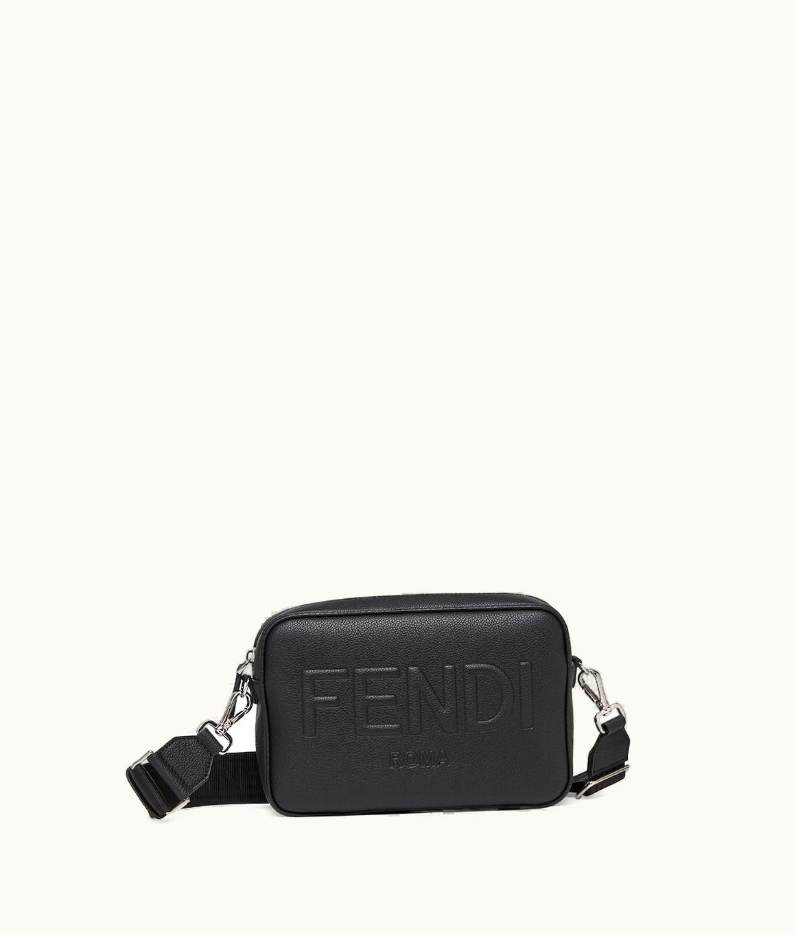 Fendi Fendi Roma Camera Case - Black Leather Bag