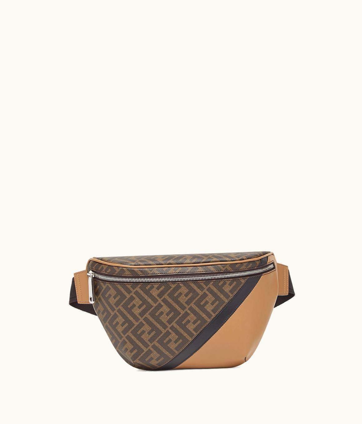 Fendi Fendi Diagonal Belt Bag - Multicolor Leather Belt Bag