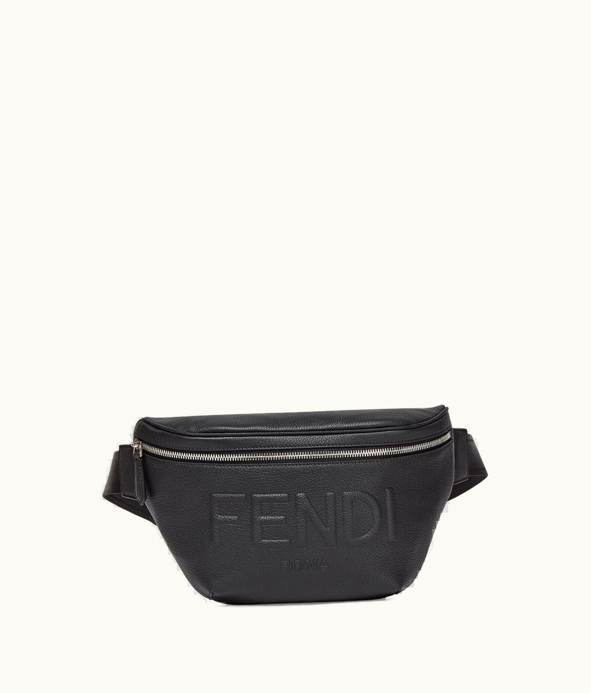 Fendi Fendi Roma Belt Bag - Black Leather Belt Bag